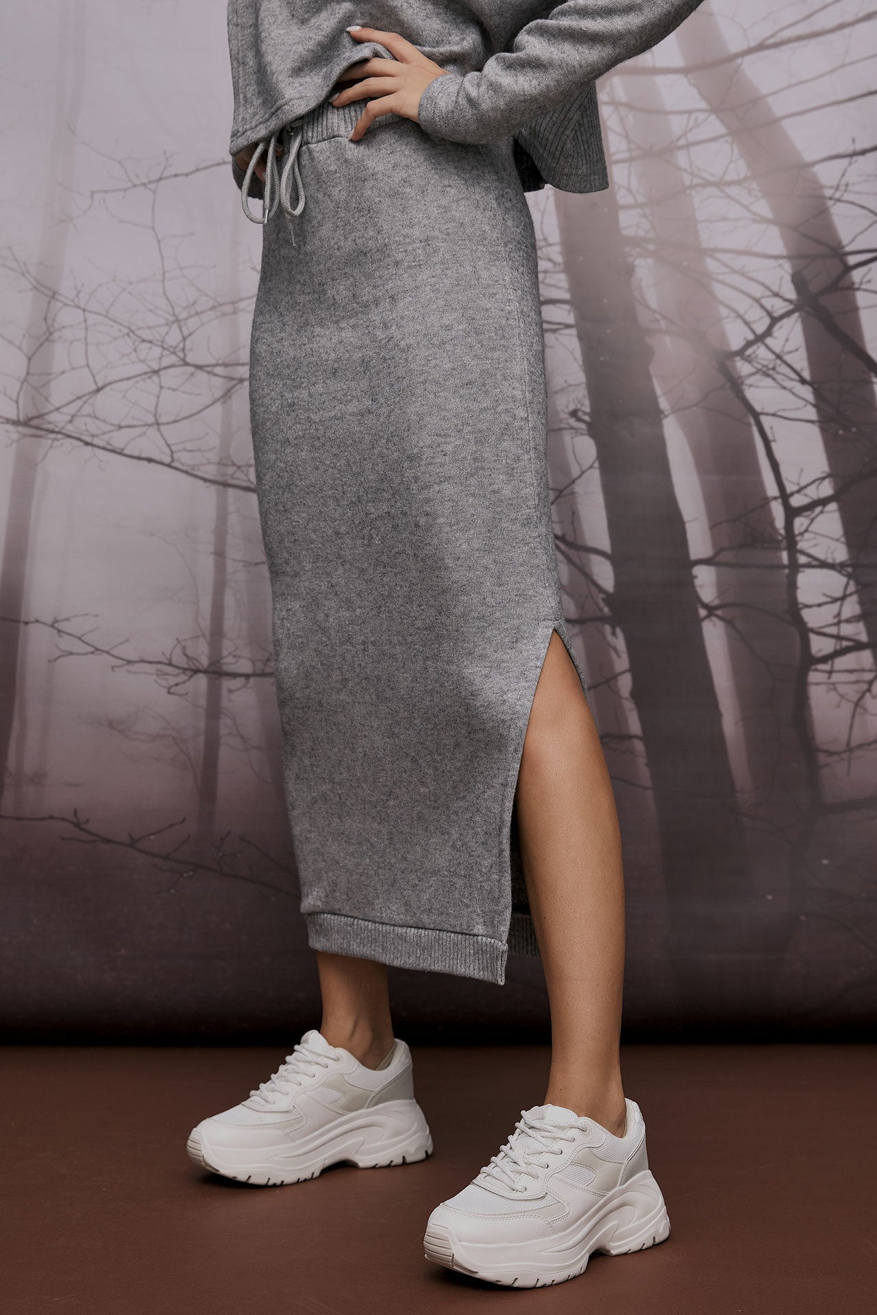 Skirt Midi Knit NONI (13020)