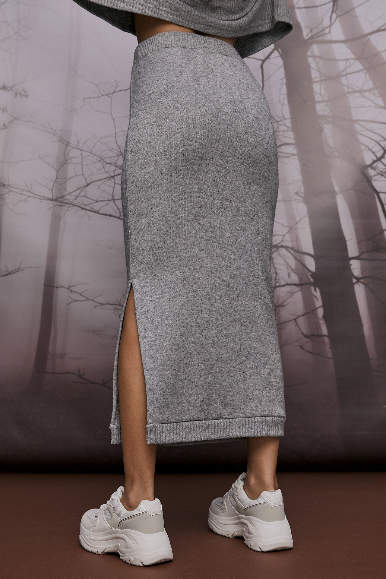 Skirt Midi Knit NONI (13020)