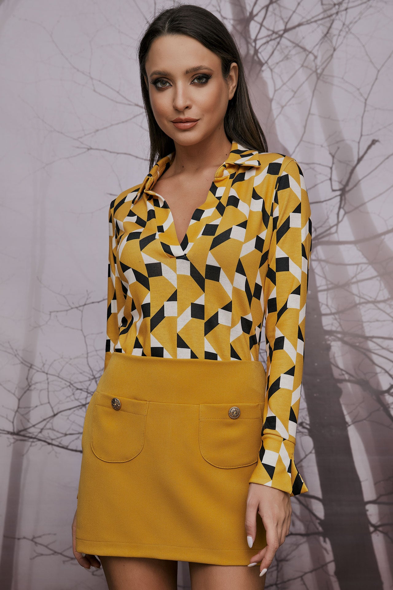 JOSEPH MINI SKIRT (13016Β)