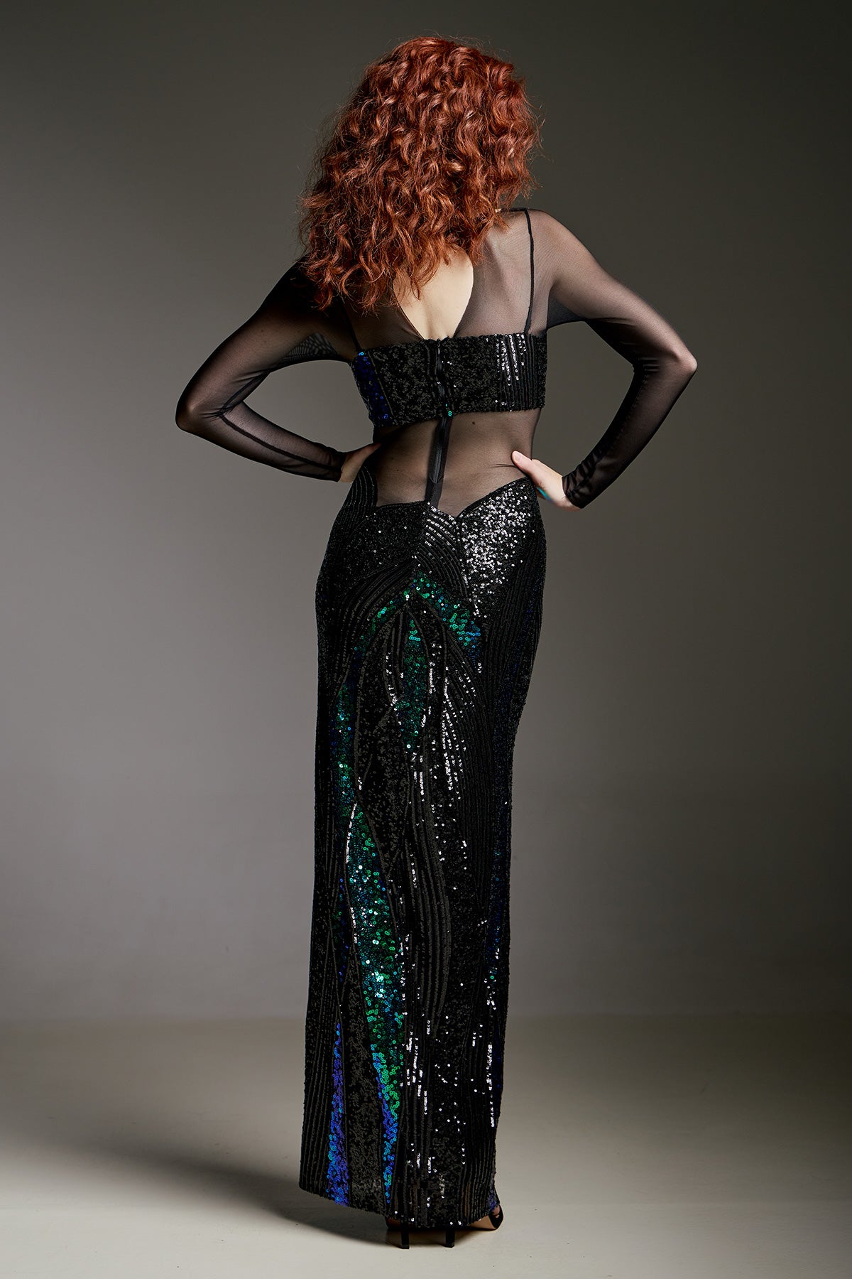 Dress Sequin Maxi VIRGINIA (14078)
