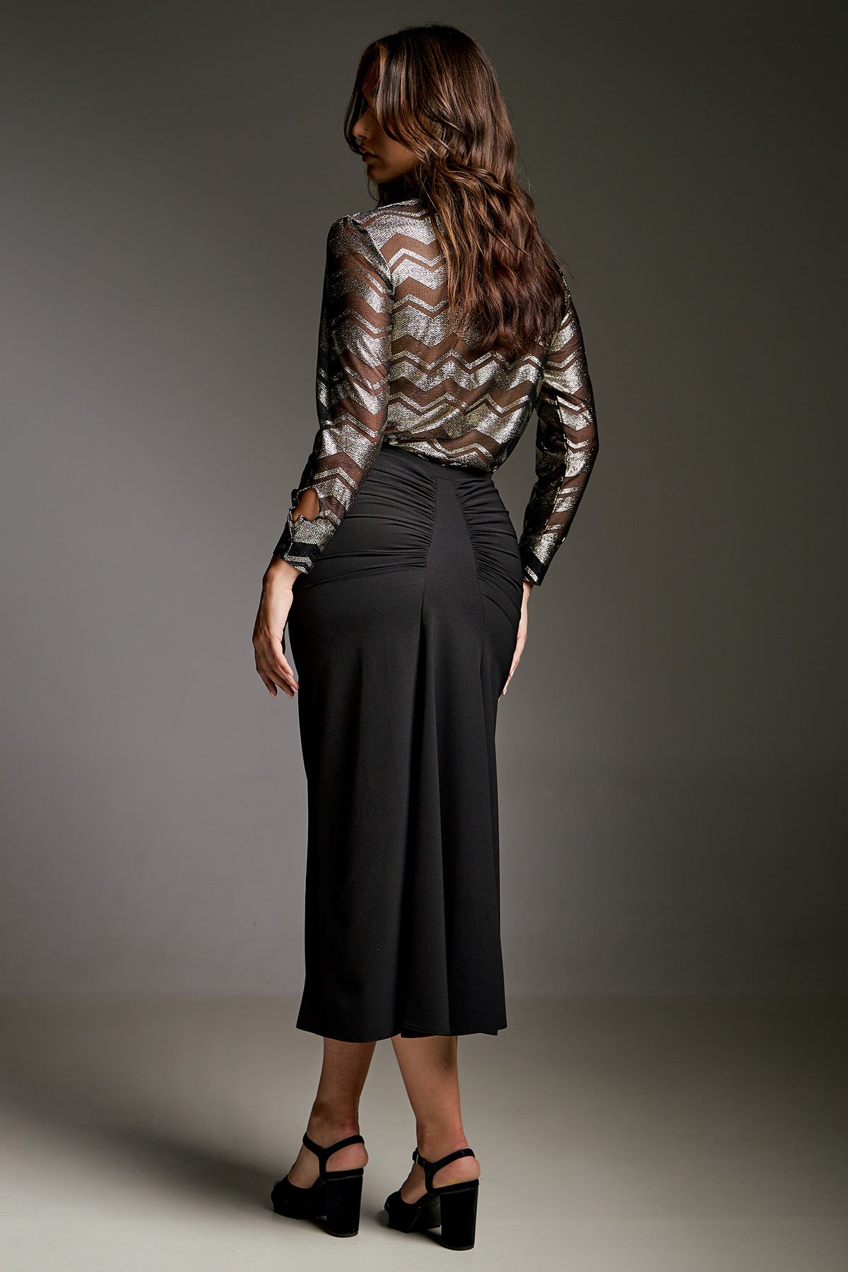 HEGA MIDI SKIRT(15020A)