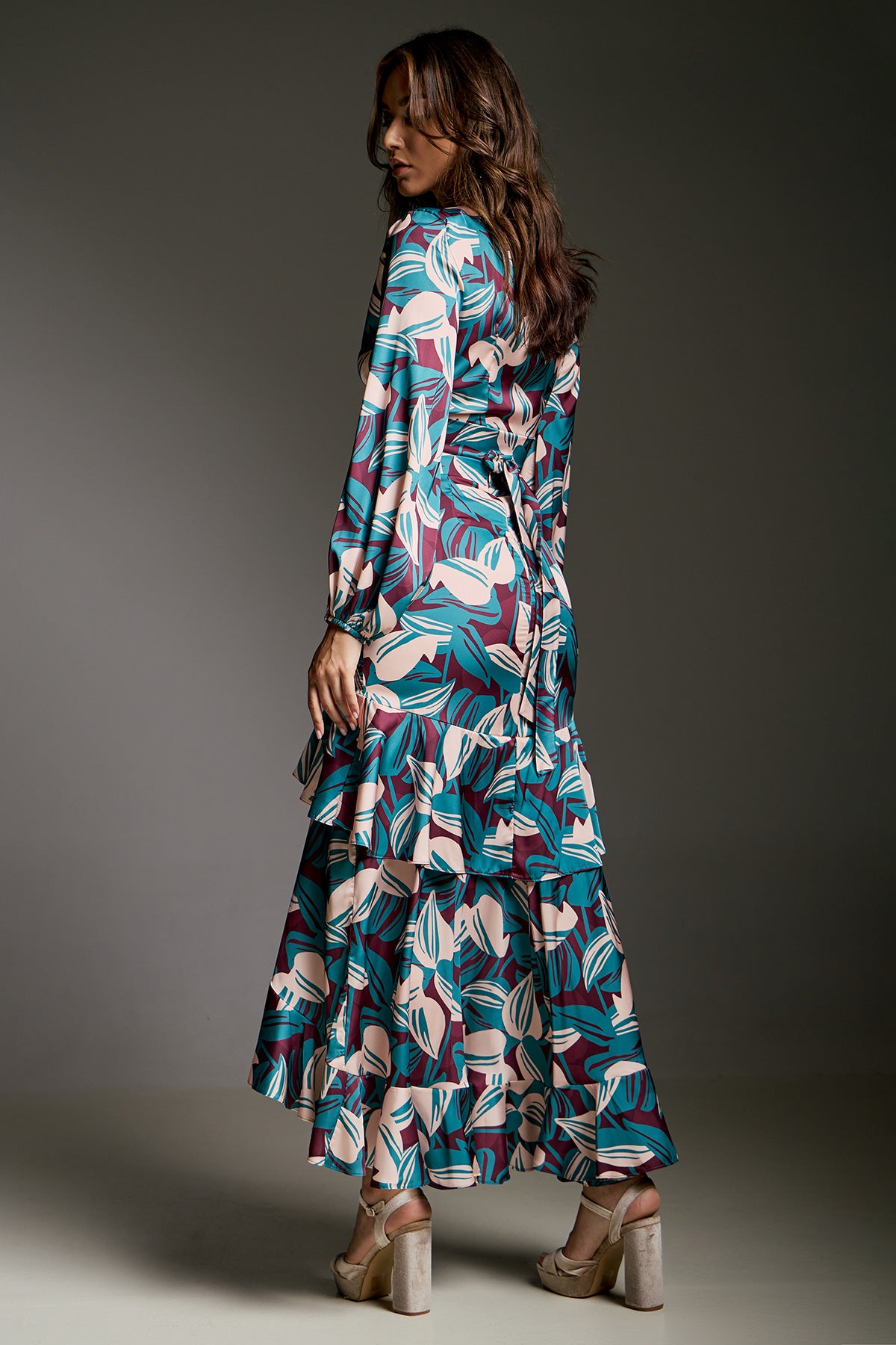 Top Satin Print ROSABELLA (14079A)
