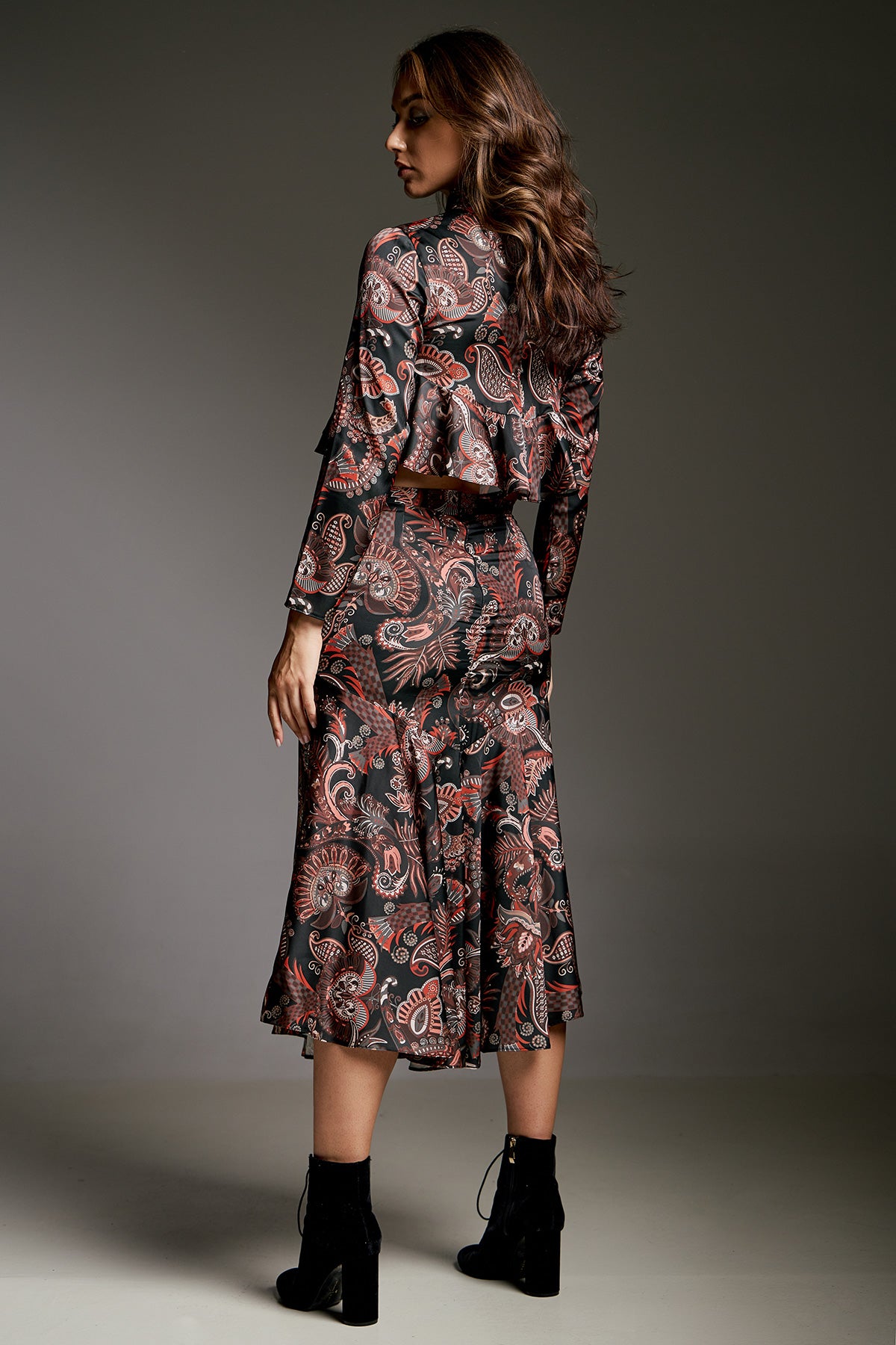 KEZIAH MIDI SKIRT PRINT (15023A)