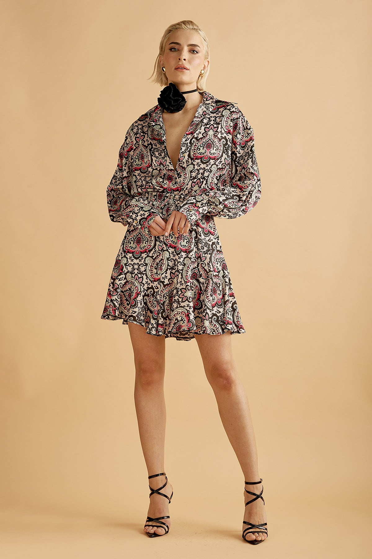 SKIRT MINI PRINT SALOME (16029B)