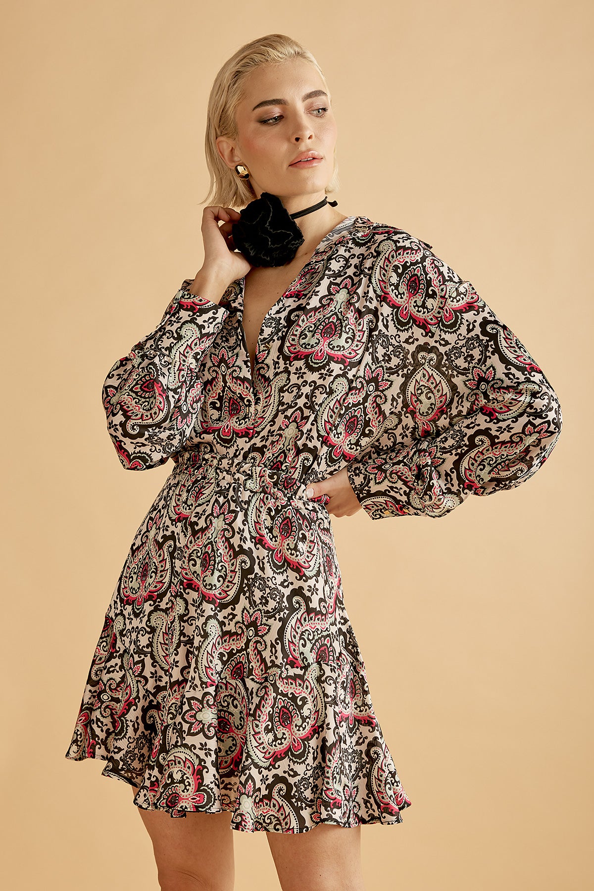 SKIRT MINI PRINT SALOME (16029B)