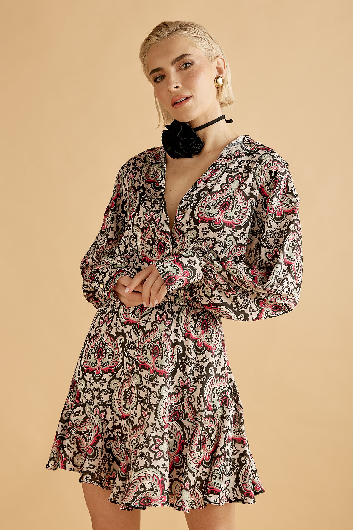 SKIRT MINI PRINT SALOME (16029B)
