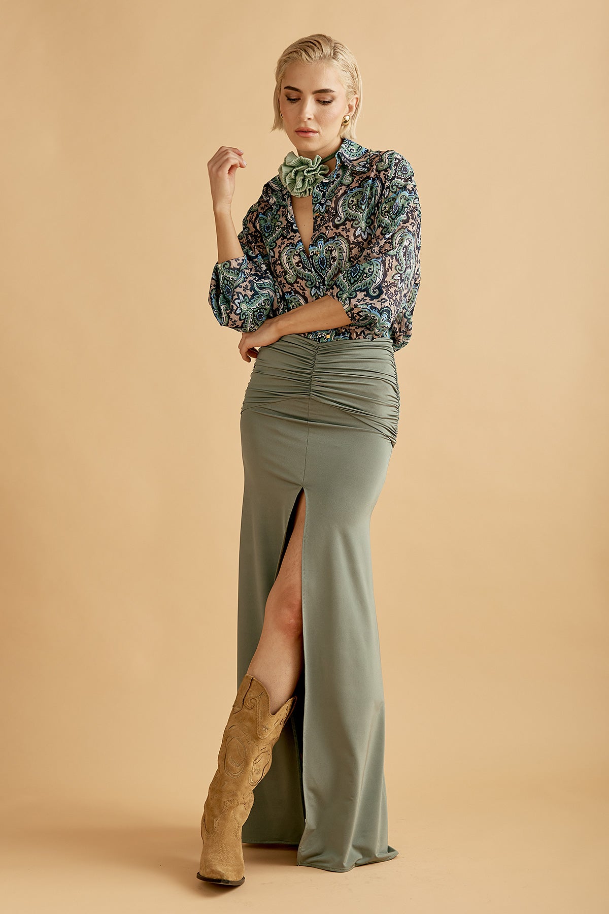 SKIRT JERSEY MAXI GRACE (16039B)