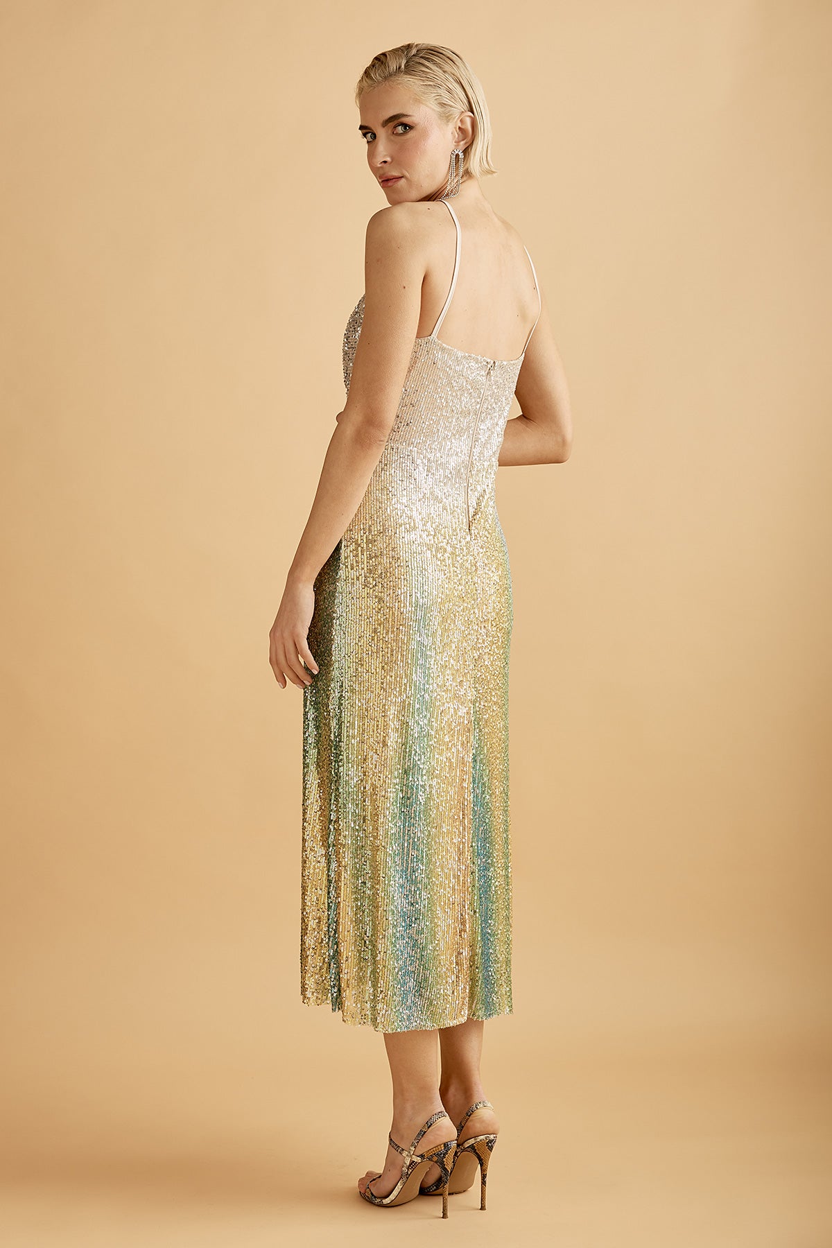 ALYSSA SEQUIN DRESS (16045E)