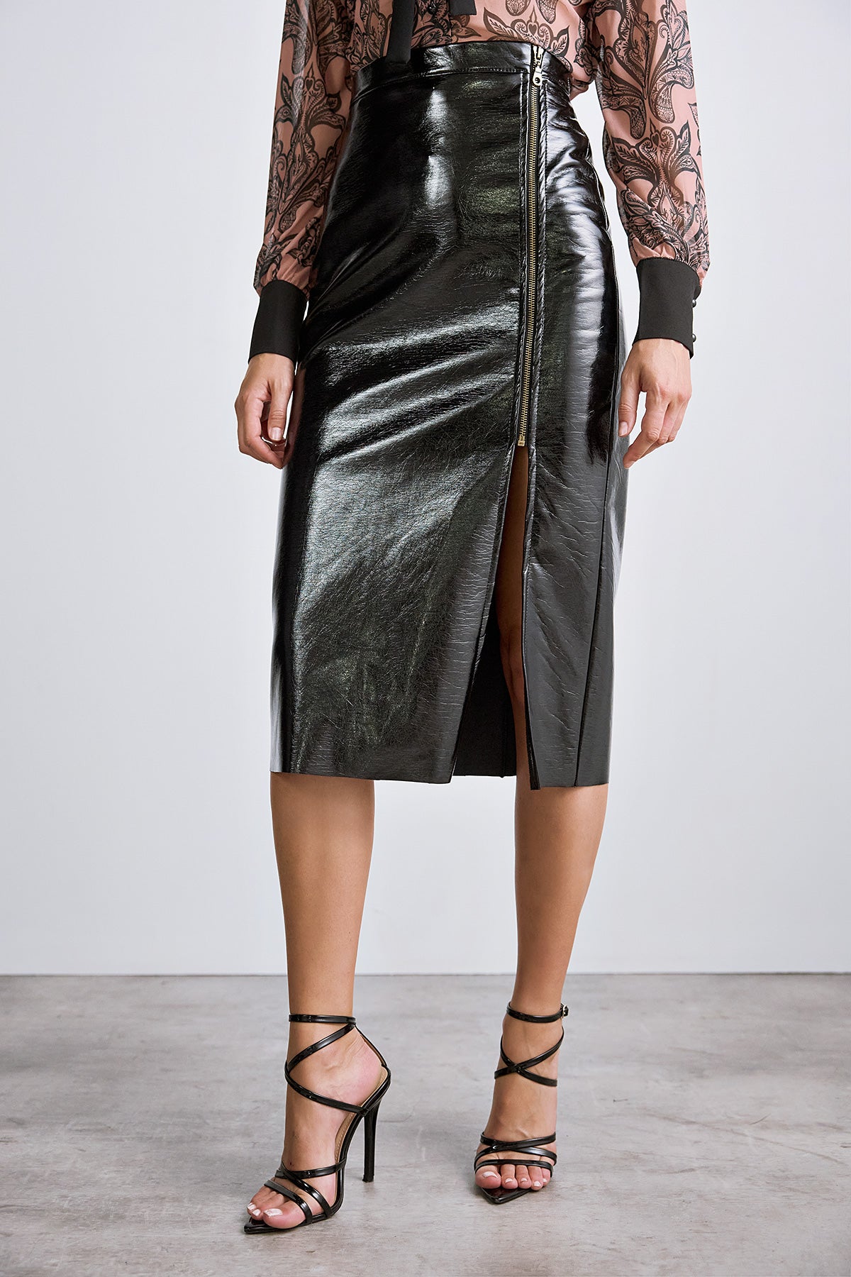 Skirt Midi Leather ADA (17020)