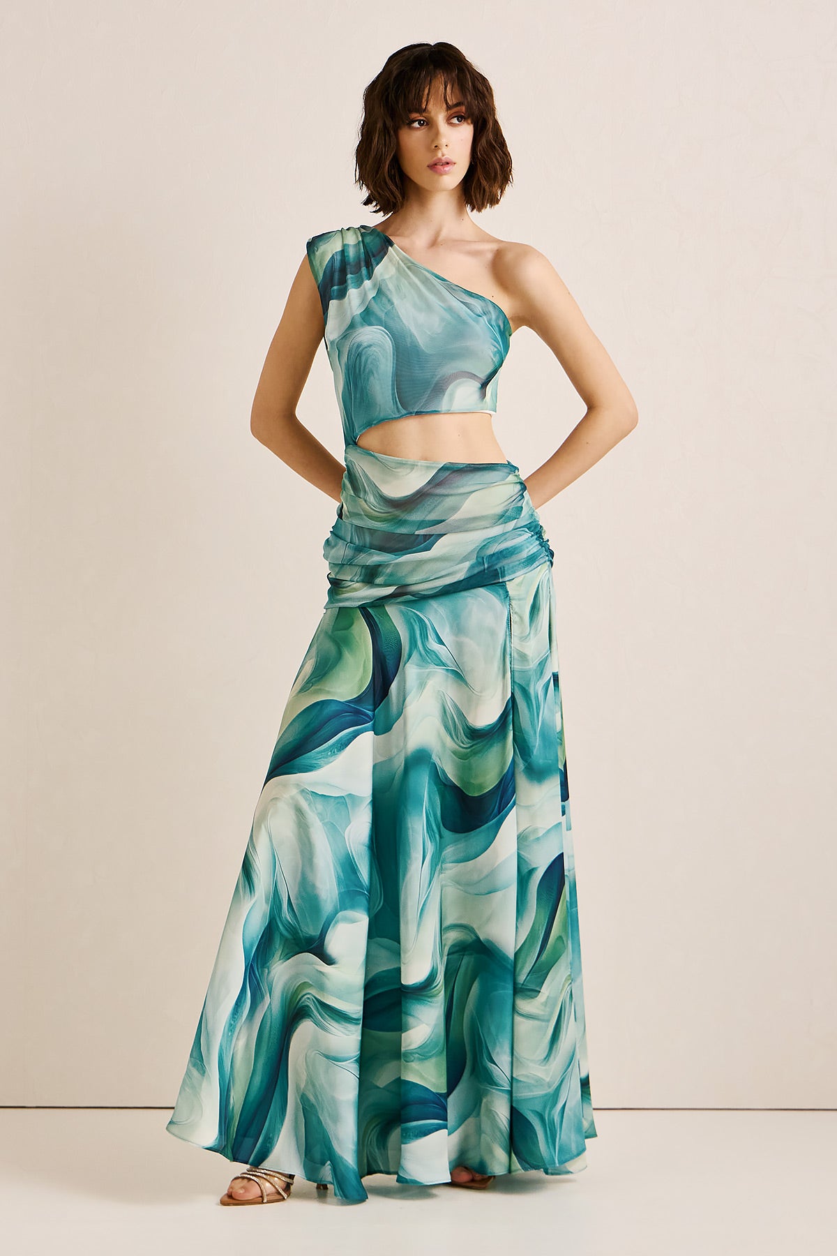 Dress Maxi Print LILIAN (18007A)