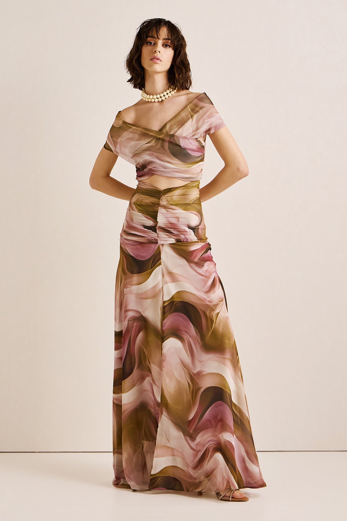 Dress Maxi Print VASIA (18016A)