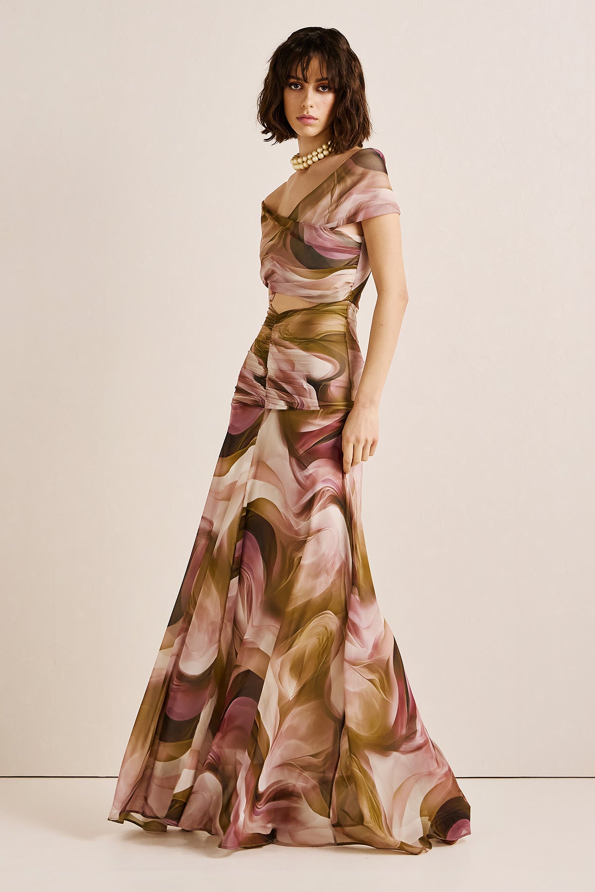 Dress Maxi Print VASIA (18016A)