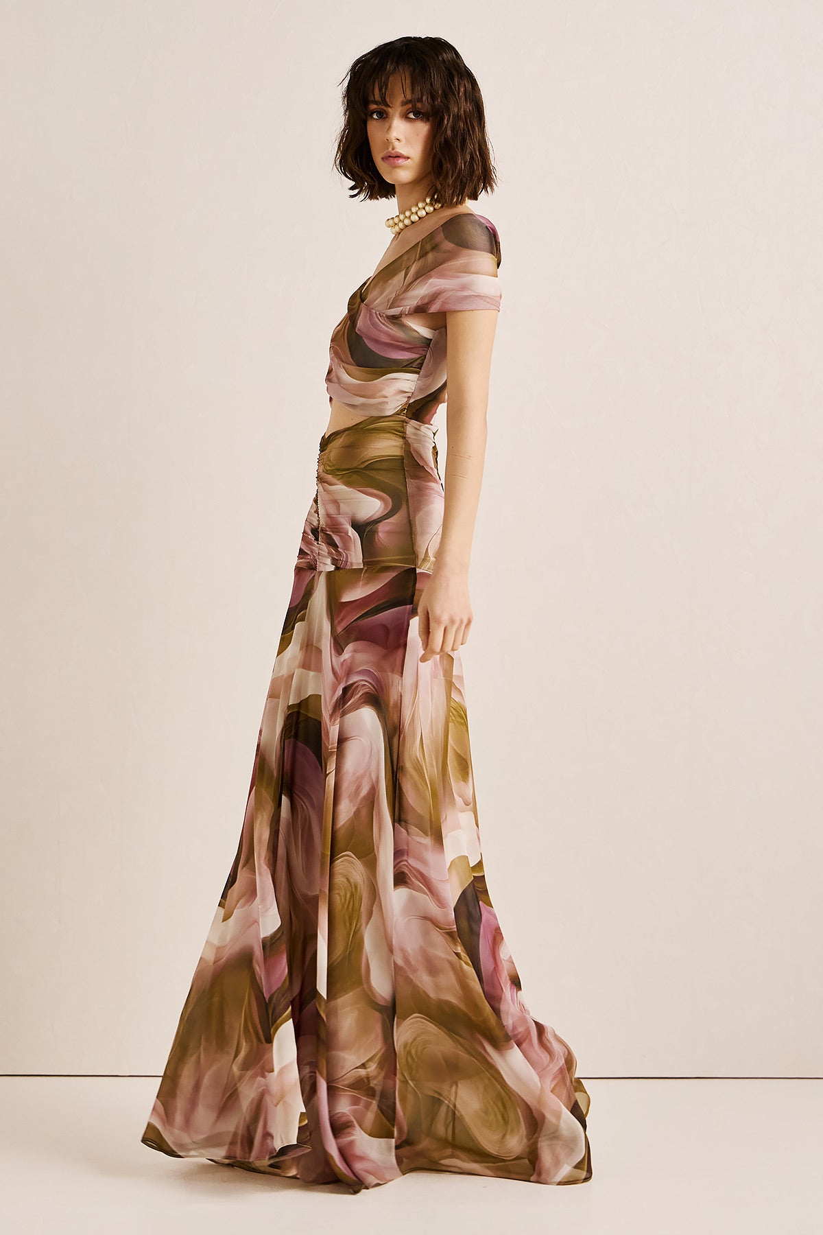 Dress Maxi Print VASIA (18016A)