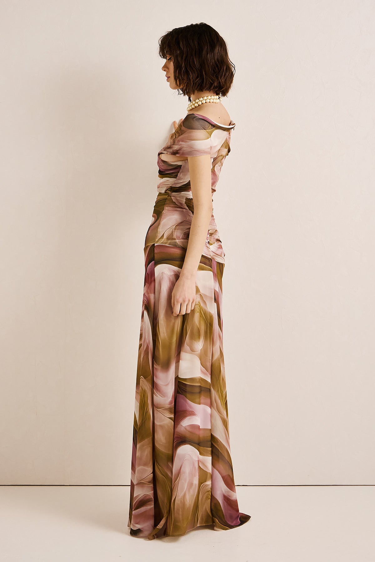 Dress Maxi Print VASIA (18016A)
