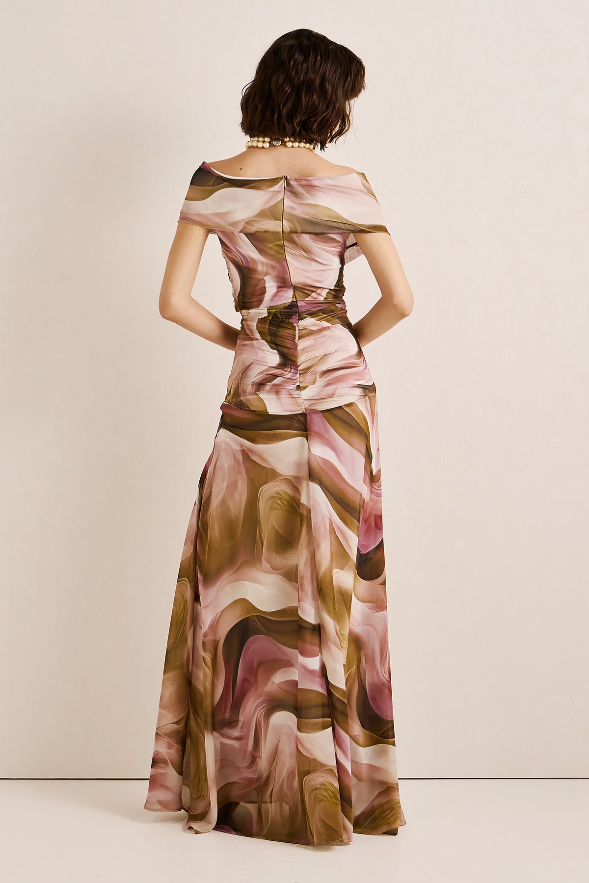 Dress Maxi Print VASIA (18016A)