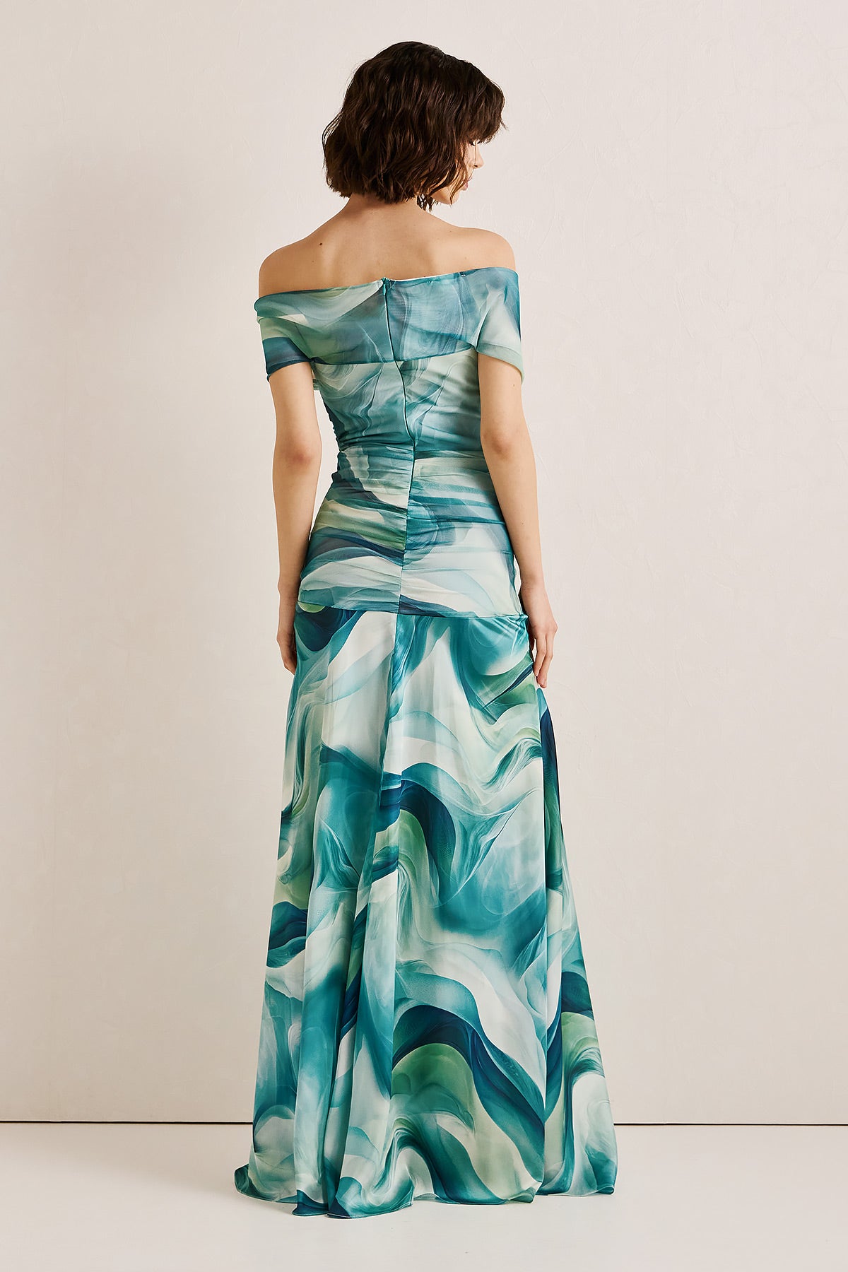 Dress Maxi Print VASIA (18016B)