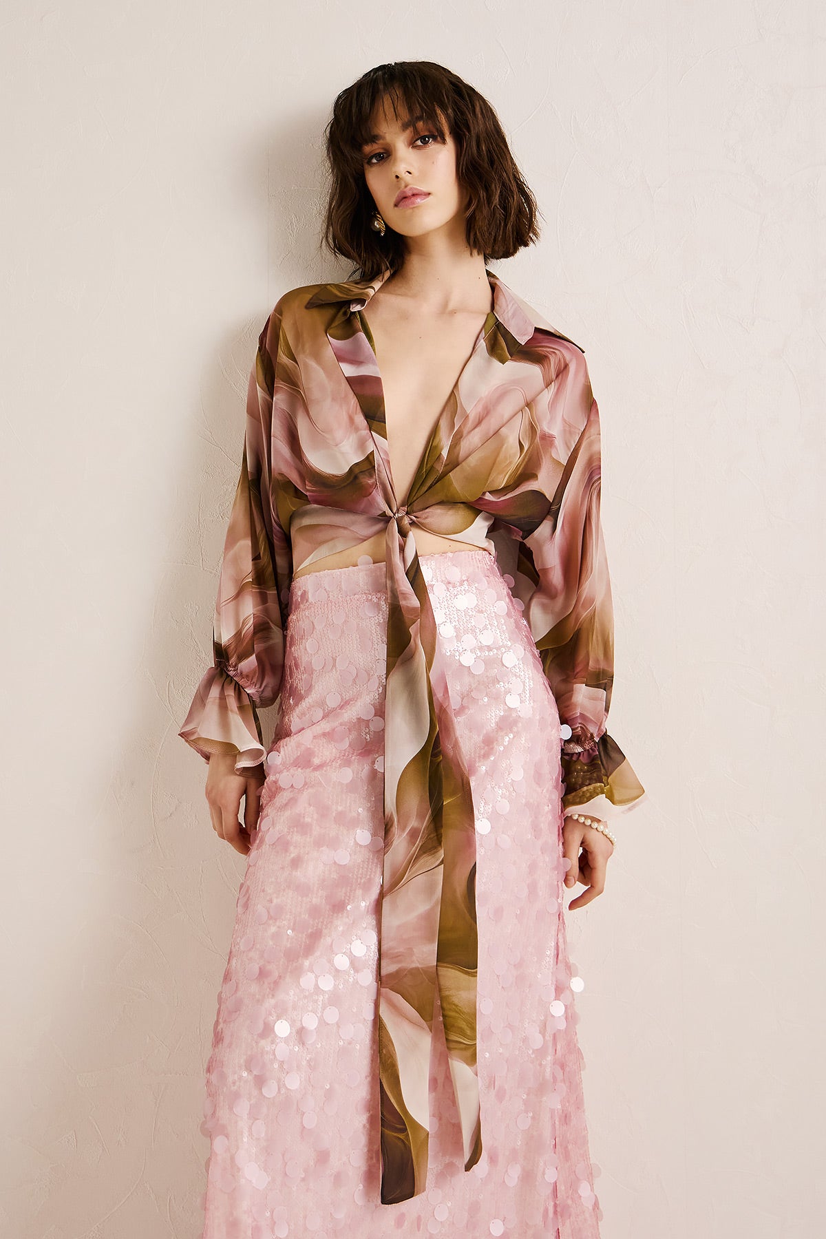Shirt Long Sleeve Print CARINA (18027A)