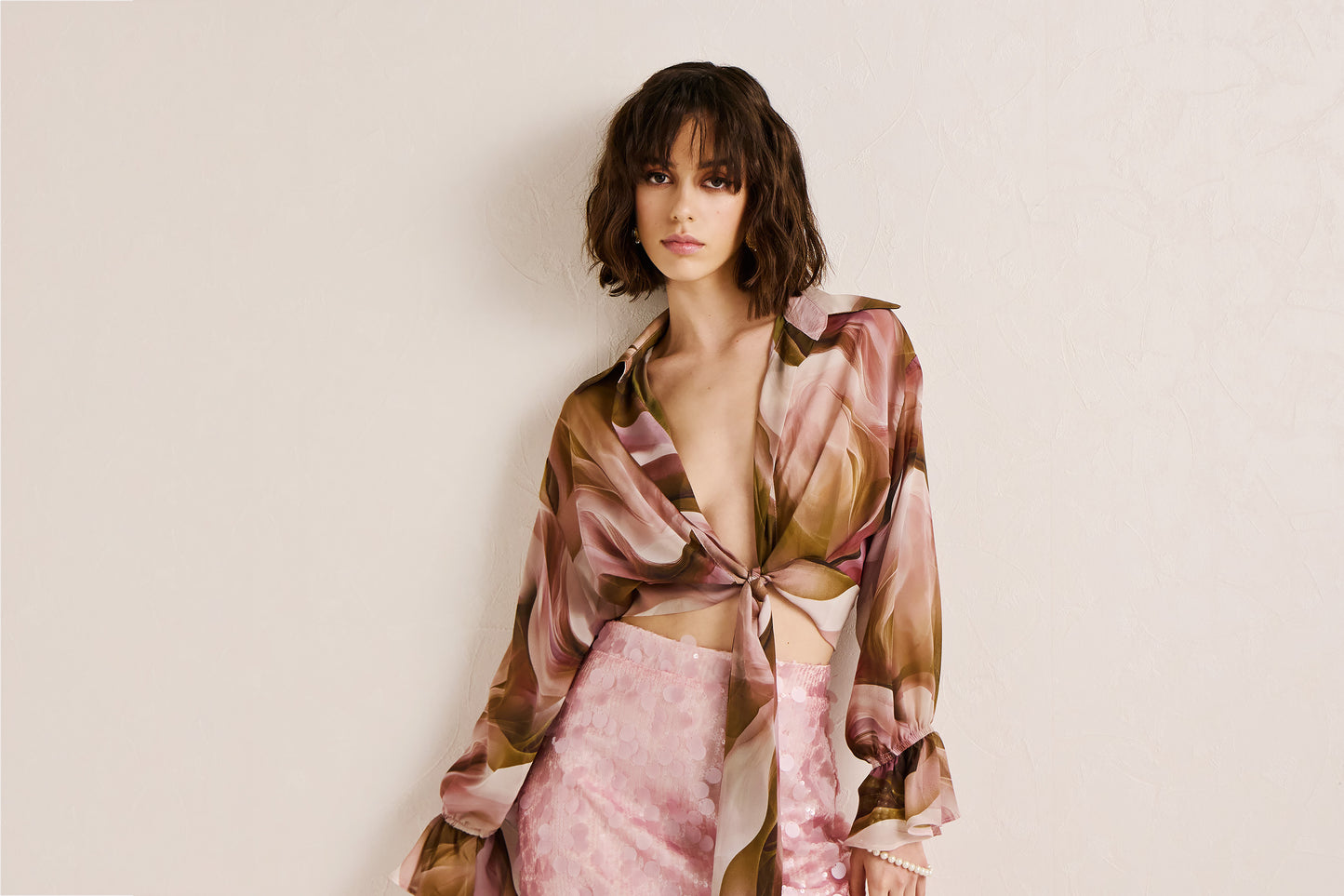 Shirt Long Sleeve Print CARINA (18027A)