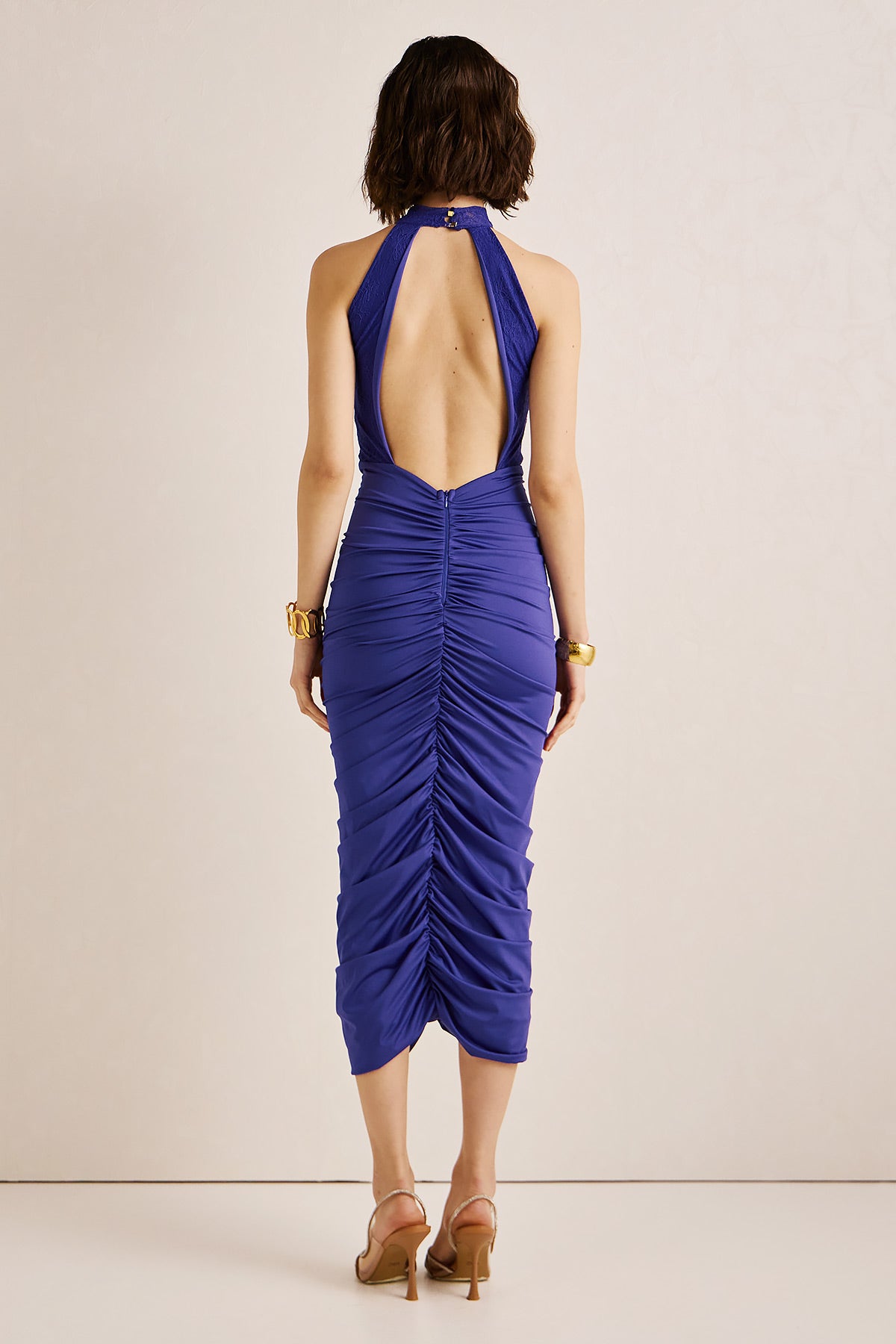 Dress Midi Lace Turtleneck DEPY (18002C)
