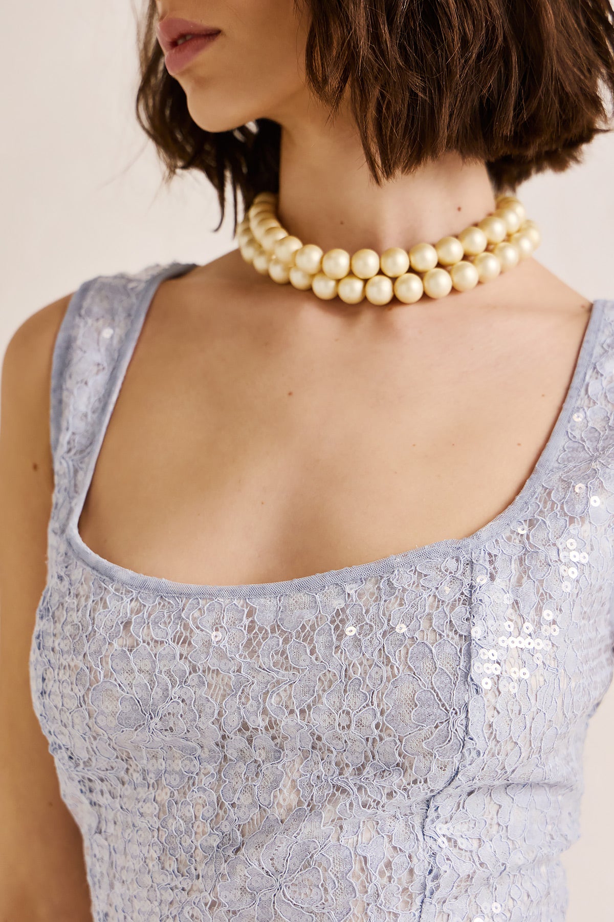 Dress Mini Lace Sequin DEMI (18001D)