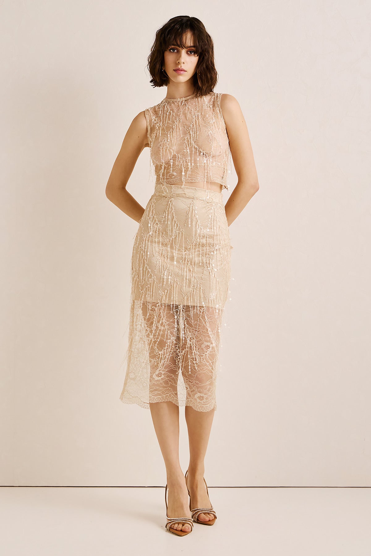 Skirt Midi Lace CAMILA (18012)