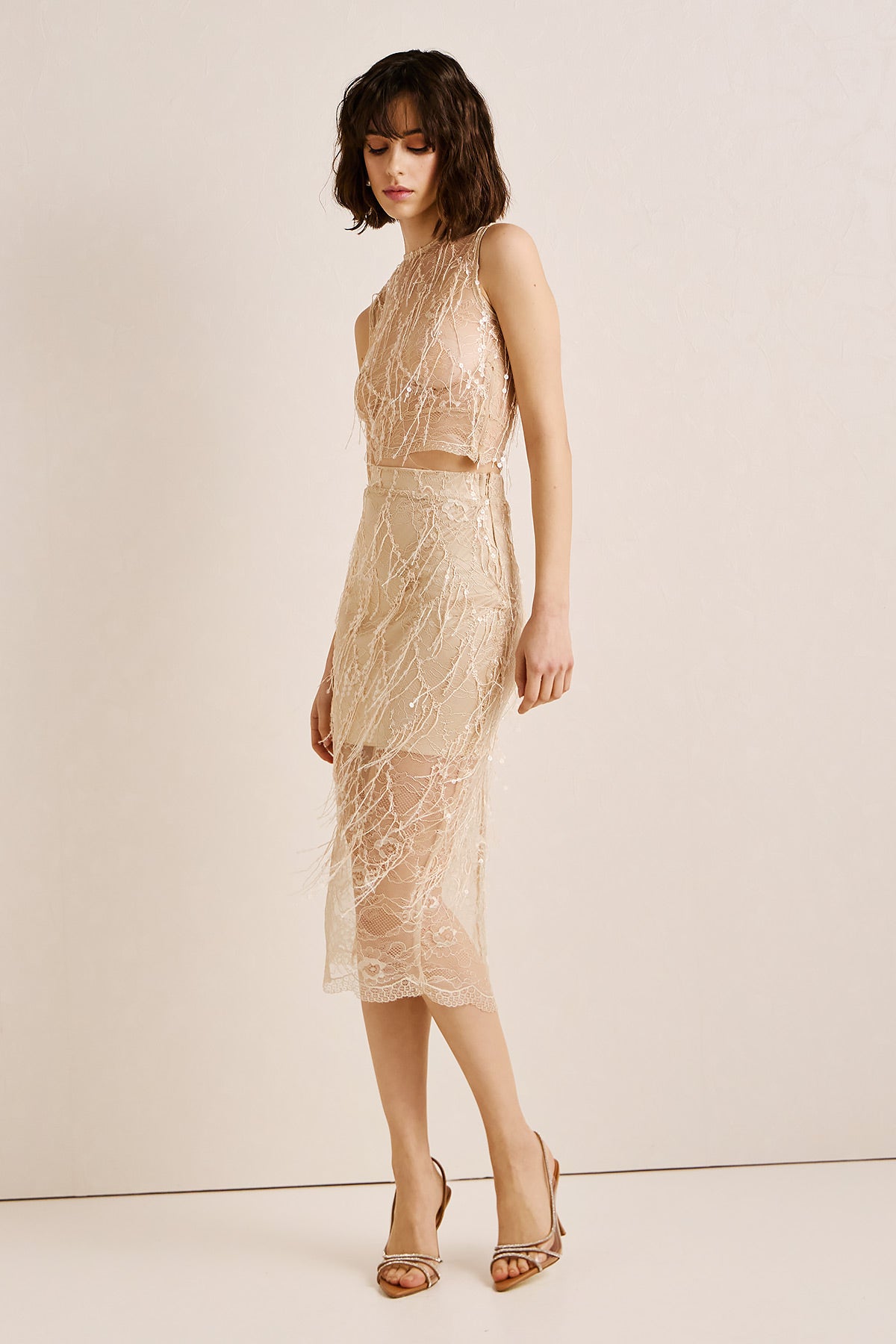Skirt Midi Lace CAMILA (18012)