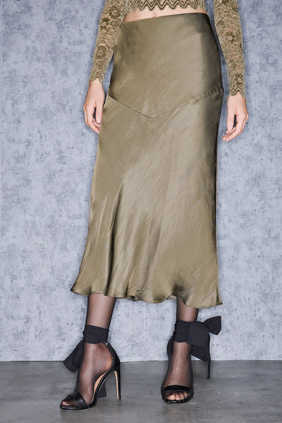 ZELANI SKIRT | KHAKI (19023)