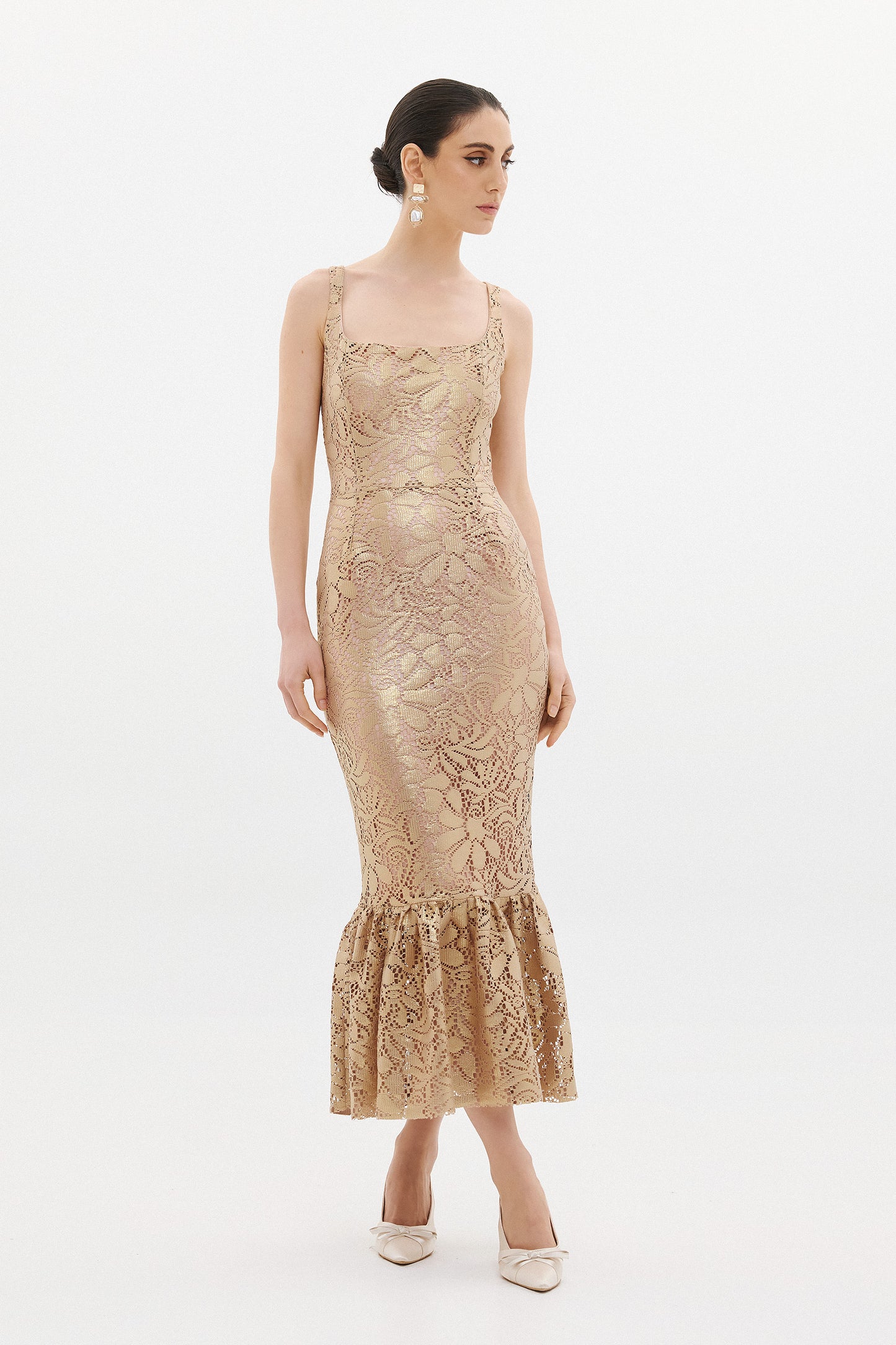 RAISA MIDI DRESS | COPPER (20002A)