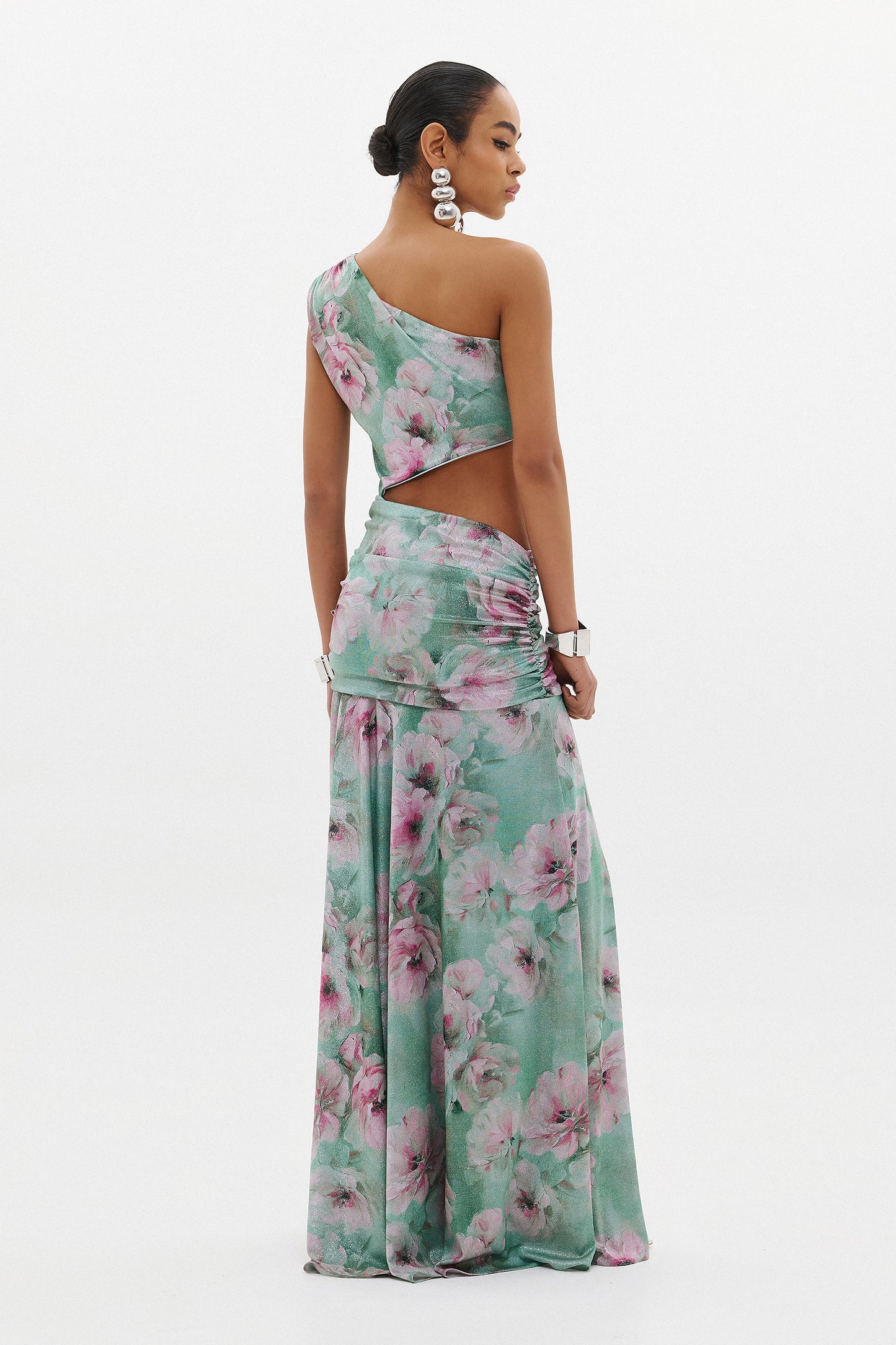 ROMINA DRESS | SEAFOAM FLORAL (20022B)