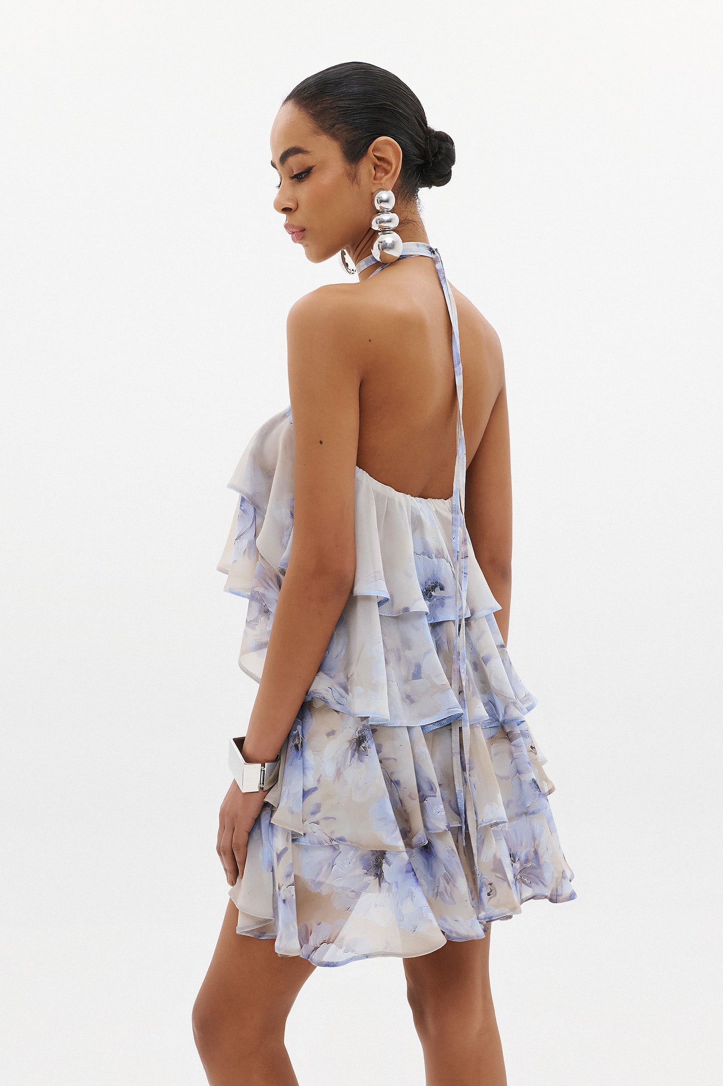 THEA MINI SKIRT | AZZURE FLORAL (20021)