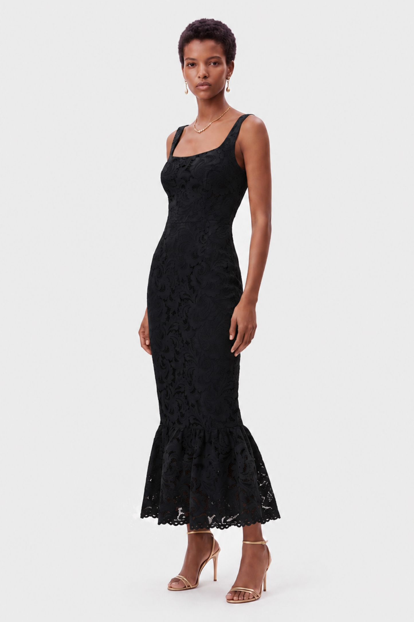 RAISA MIDI DRESS | BLACK (20002)