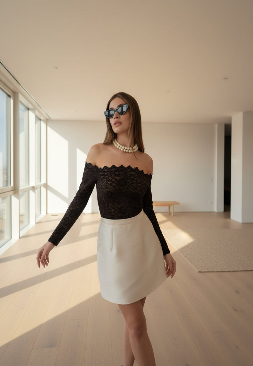 LULU SKIRT | PEARL (19036)