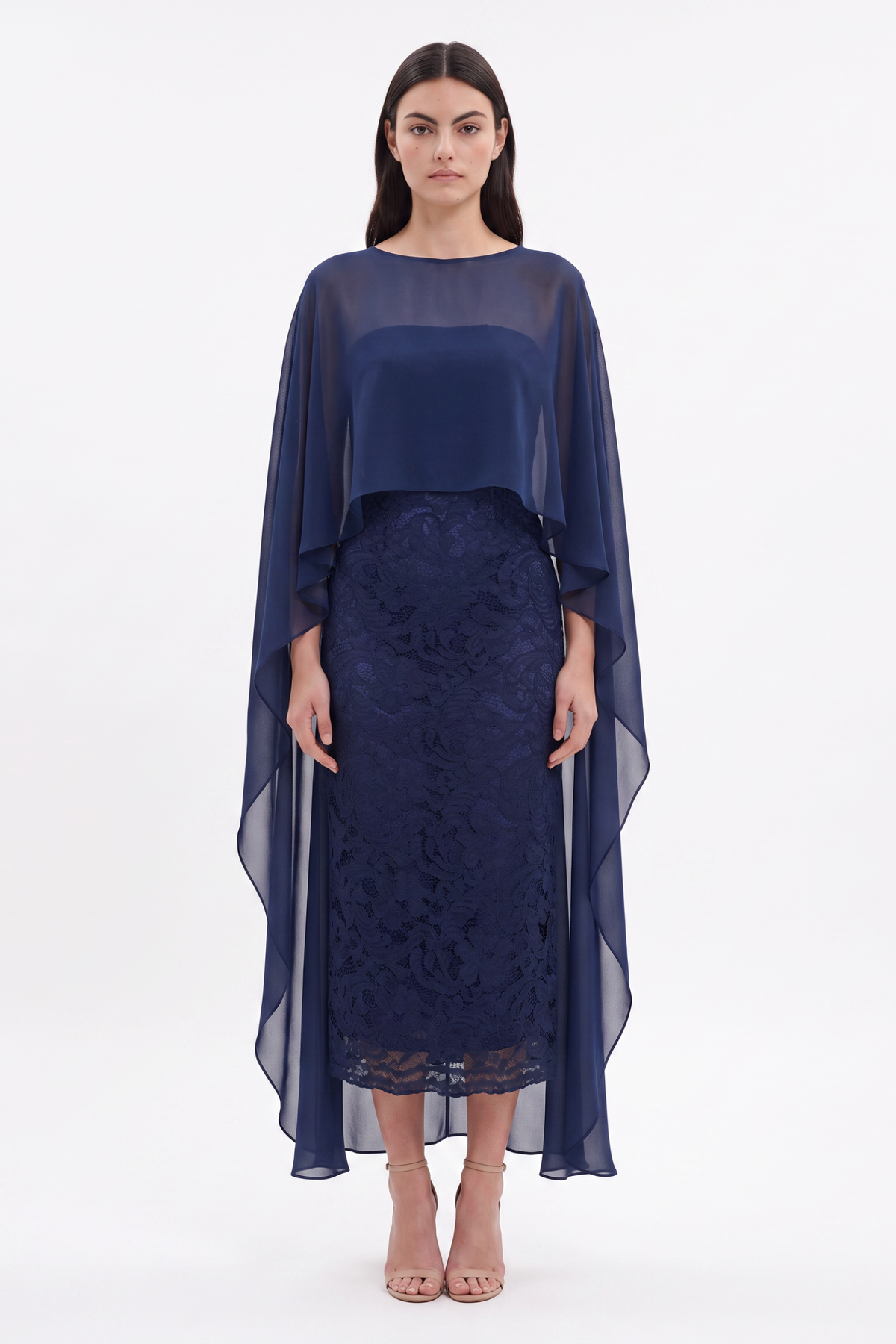 LIVIA MIDI DRESS | MIDNIGHT SAPPHIRE (20027)