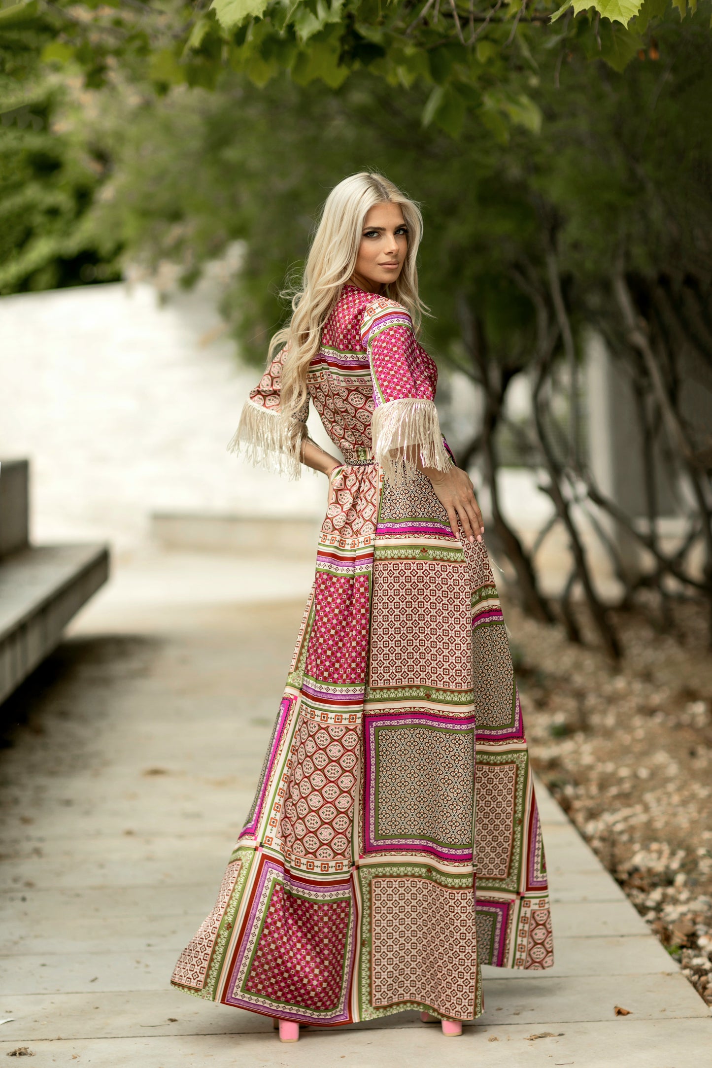Dress Maxi Patchwork SISILIA (14048A)