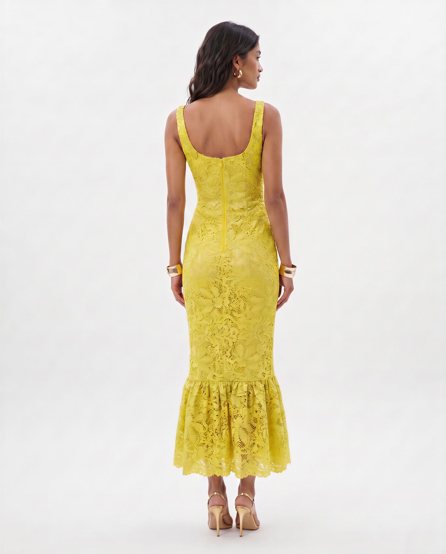 RAISA MIDI DRESS | LIMONCELLO (20002)