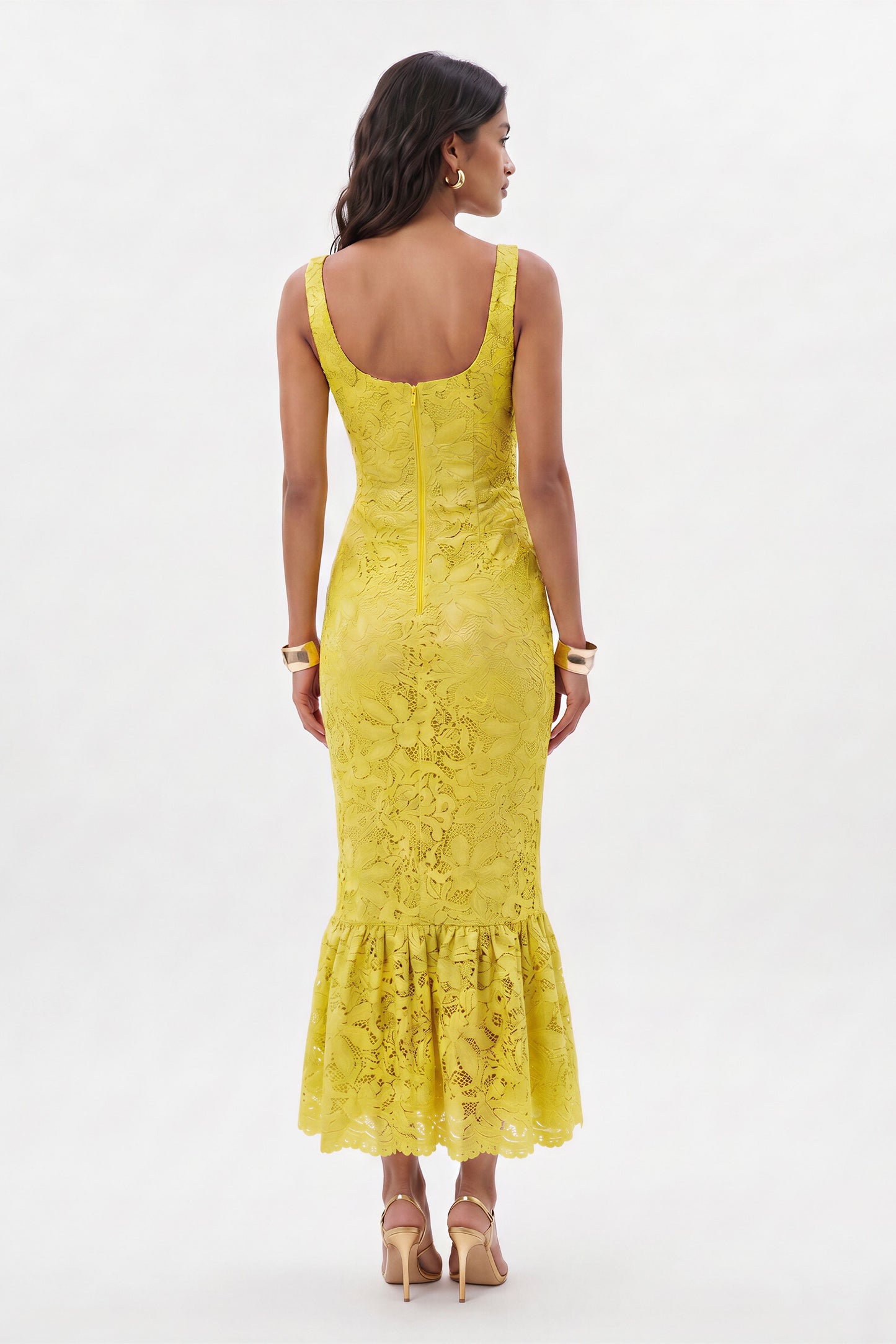 RAISA MIDI DRESS | LIMONCELLO (20002)
