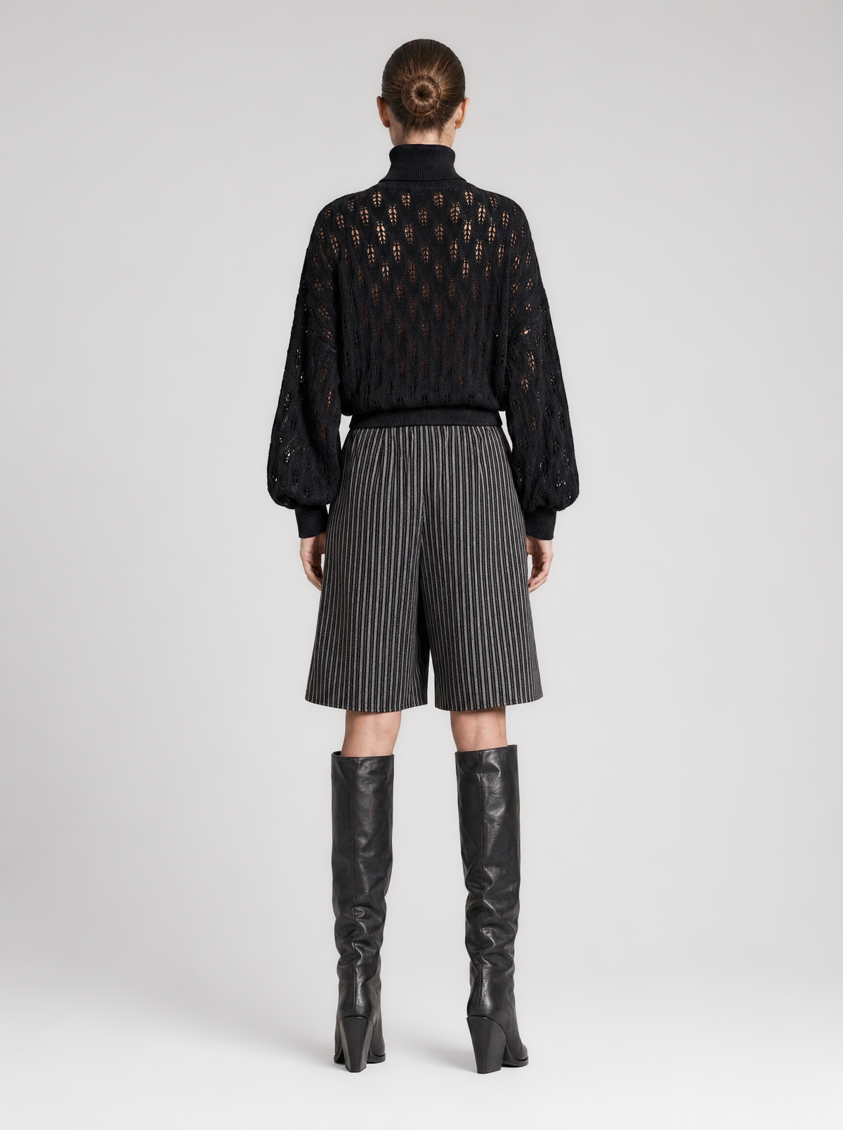 CARMINE KNIT TOP | BLACK (210016)