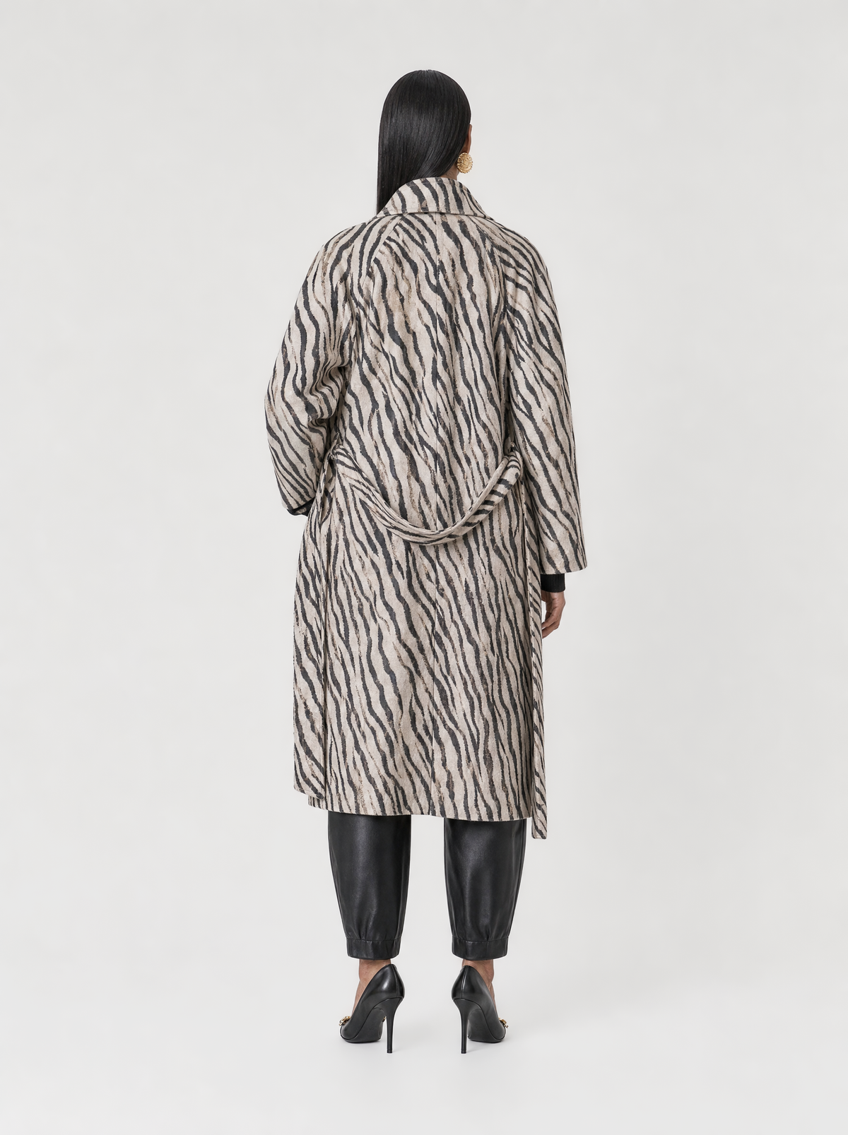 ZARRETI PRINT COAT  |  ZEBRA  (210041)