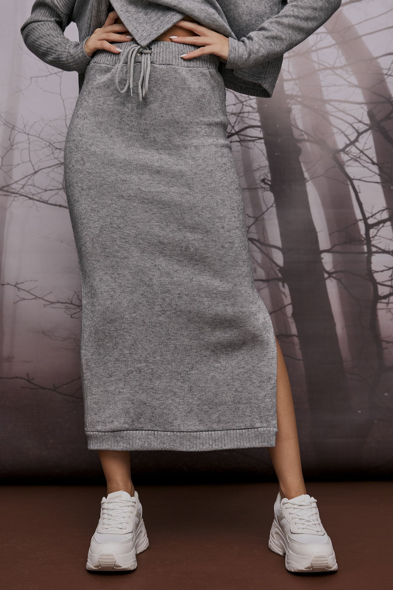 Skirt Midi Knit NONI (13020)