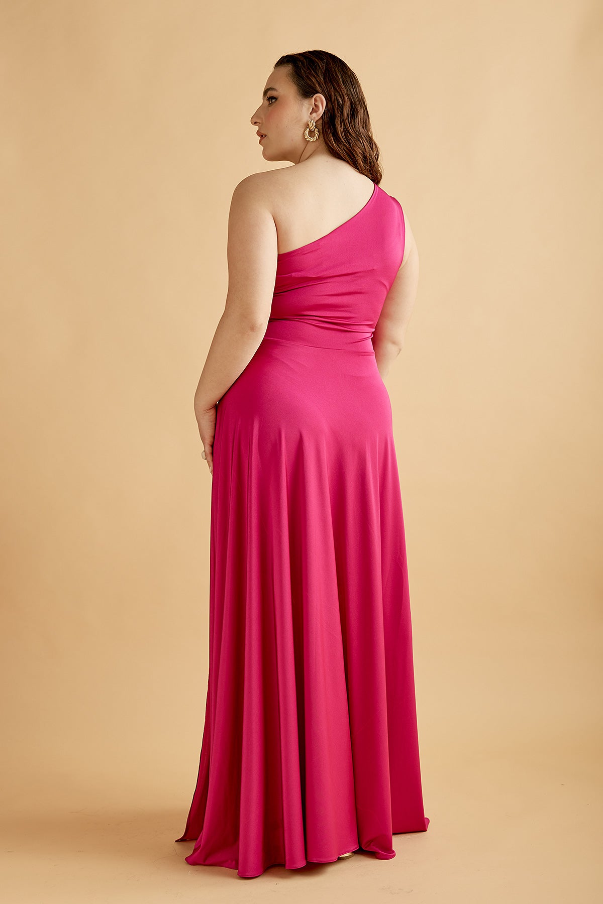 DARMINA DRESS IN MAGENTA (16023)