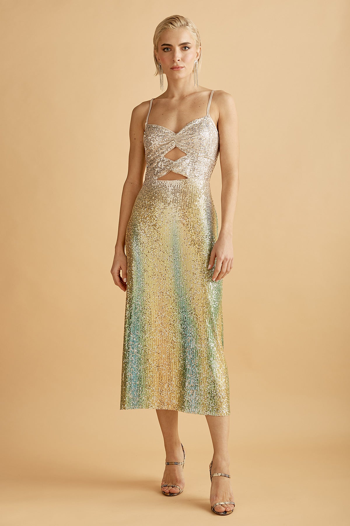 ALYSSA SEQUIN DRESS (16045E)