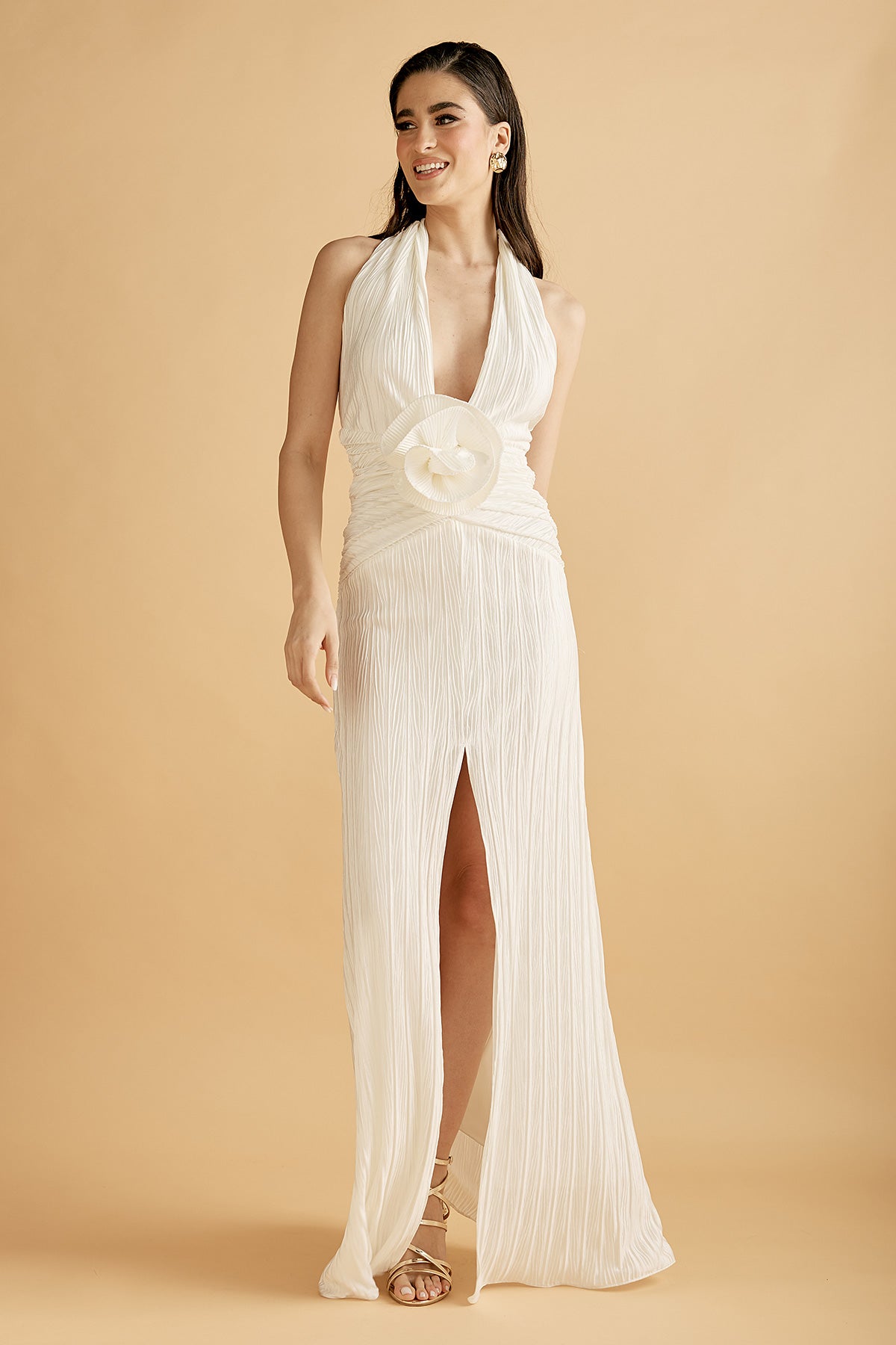 CARISIMA maxi dress White  (16020)