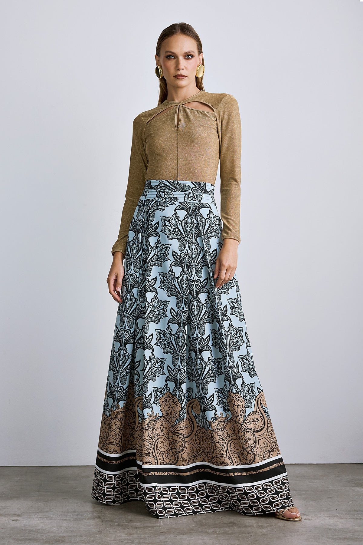 Skirt Maxi Print ETHEL (17040B)