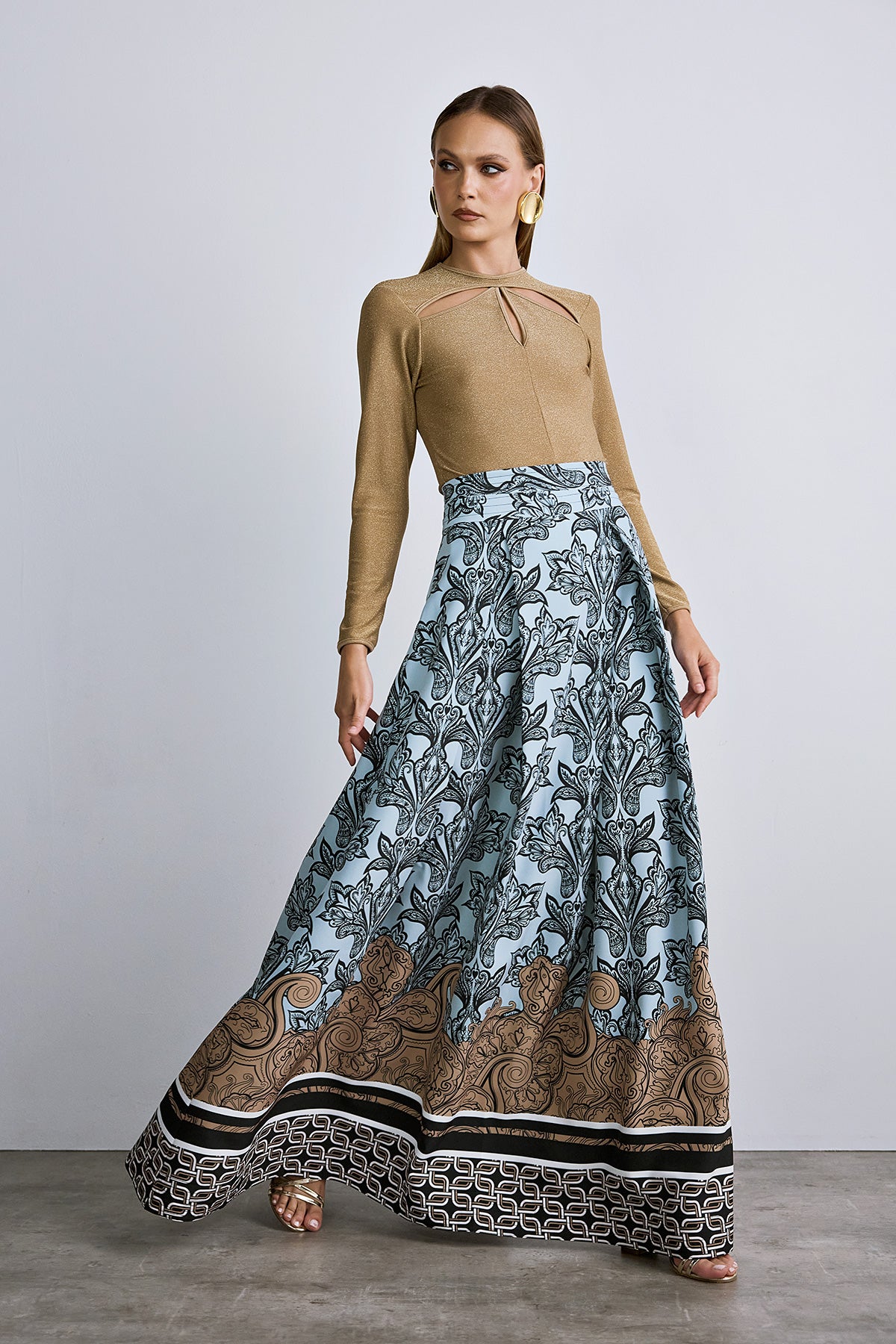 Skirt Maxi Print ETHEL (17040B)