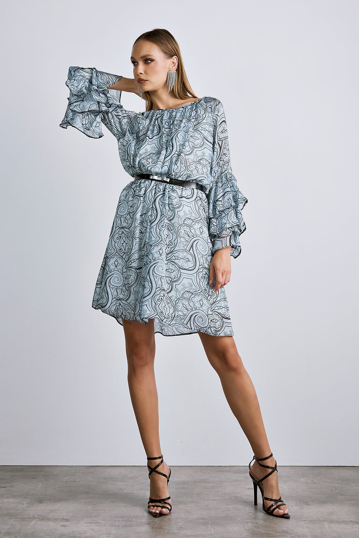 Dress Mini Paisley Print MAGNOLIA(17031D)