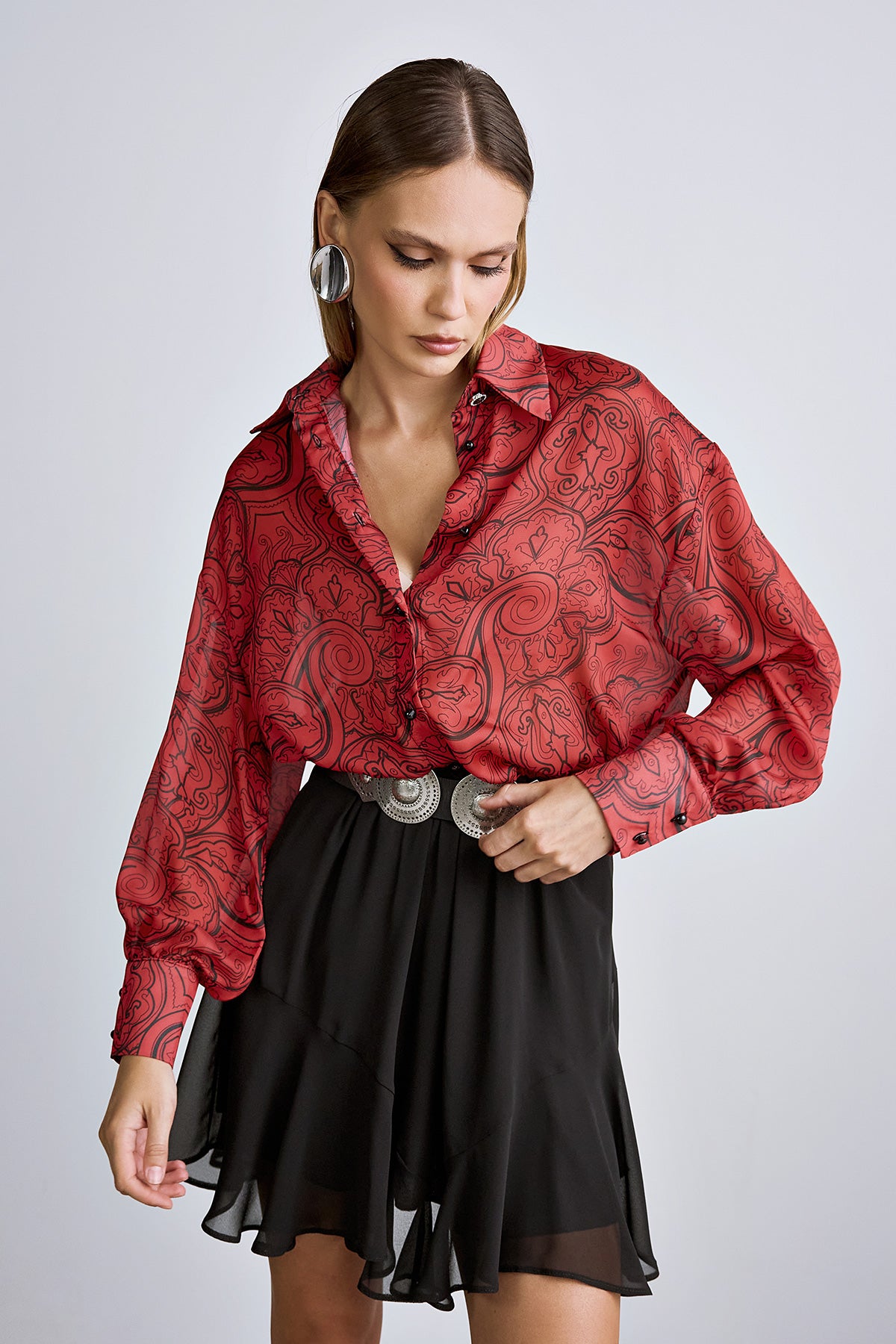 Shirt Paisley Print OFELIA (17025A)