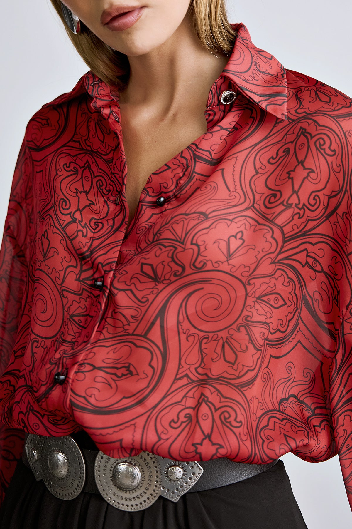 Shirt Paisley Print OFELIA (17025A)