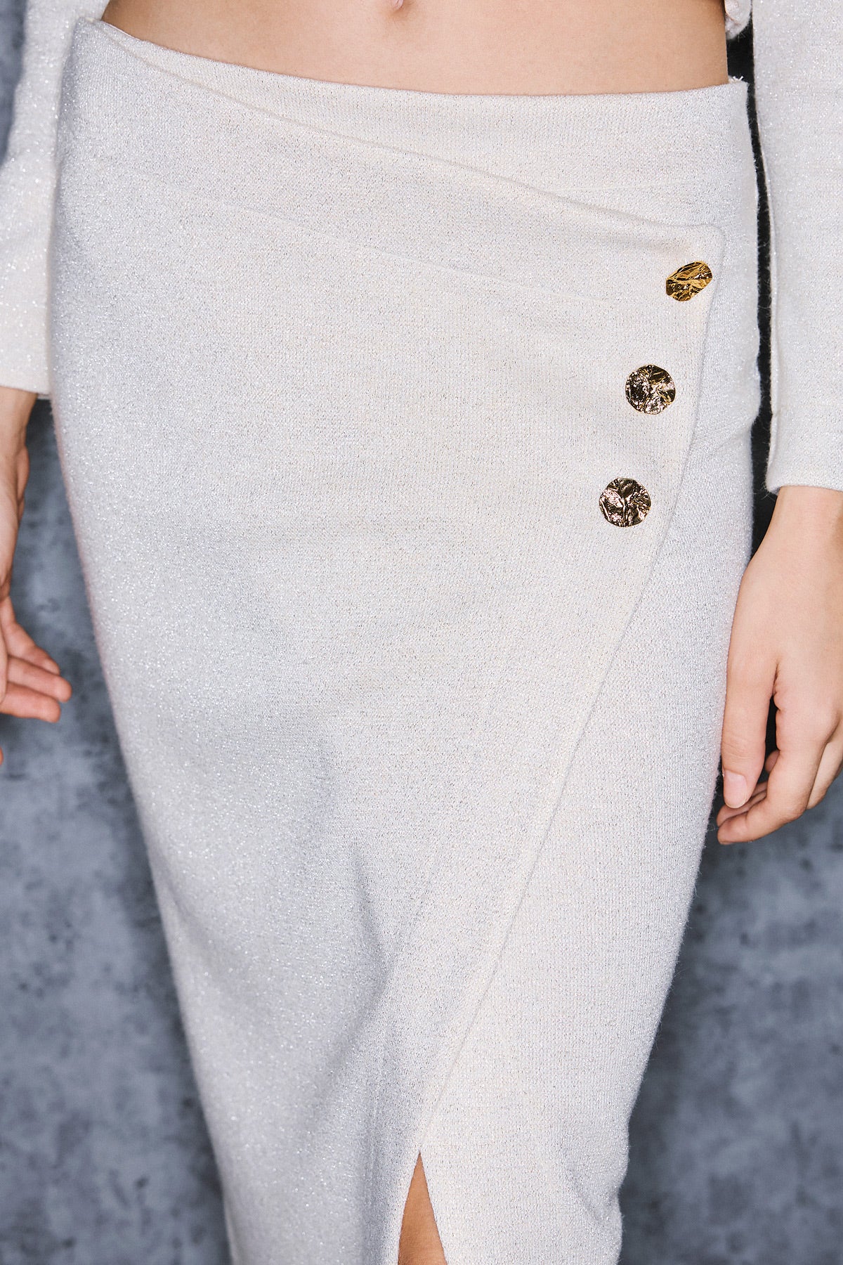 KAVIRA KNIT SKIRT  (19032)