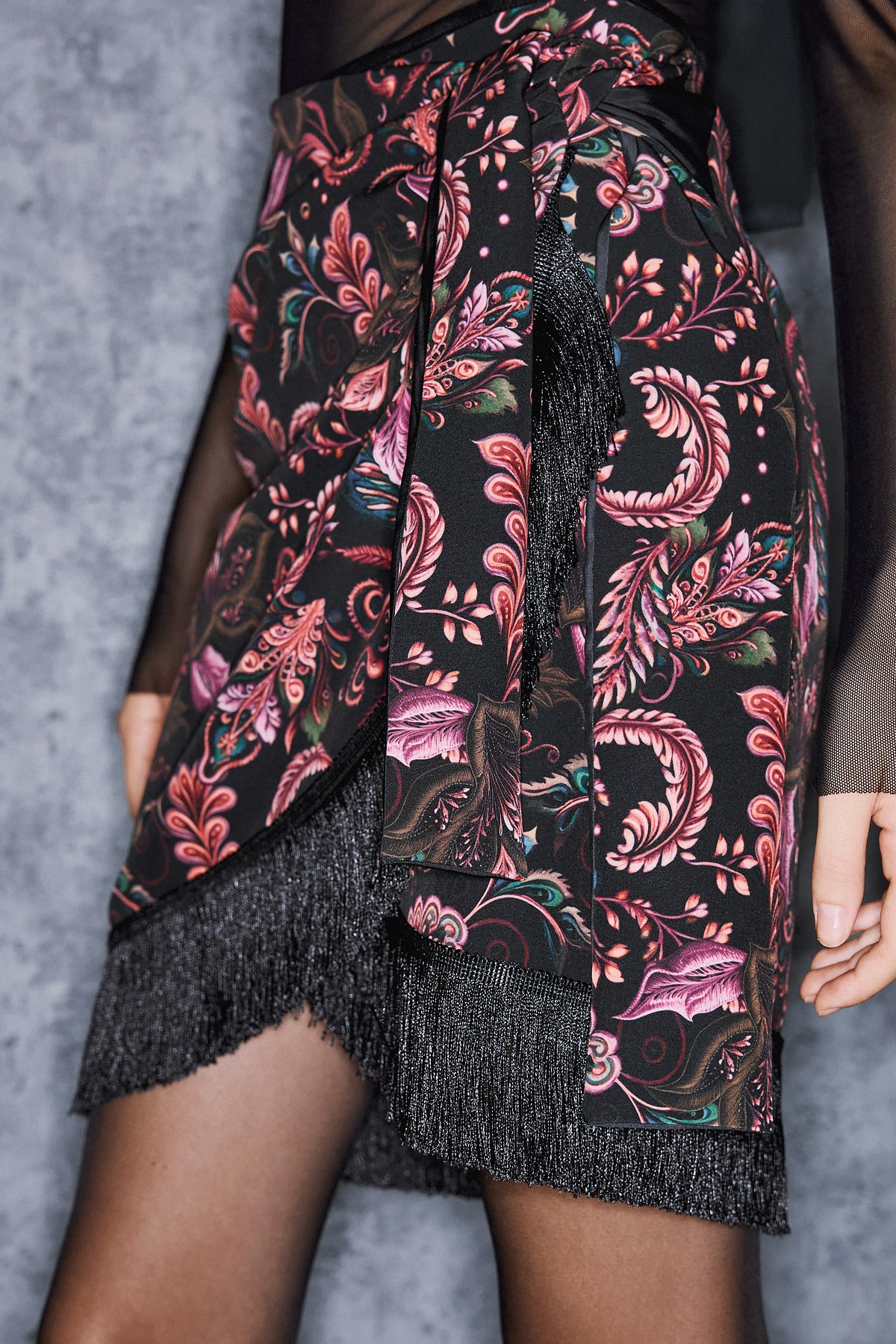 AZRA SKIRT | PRINTED  (19012B)