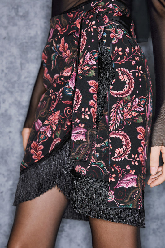 AZRA SKIRT | PRINTED  (19012B)